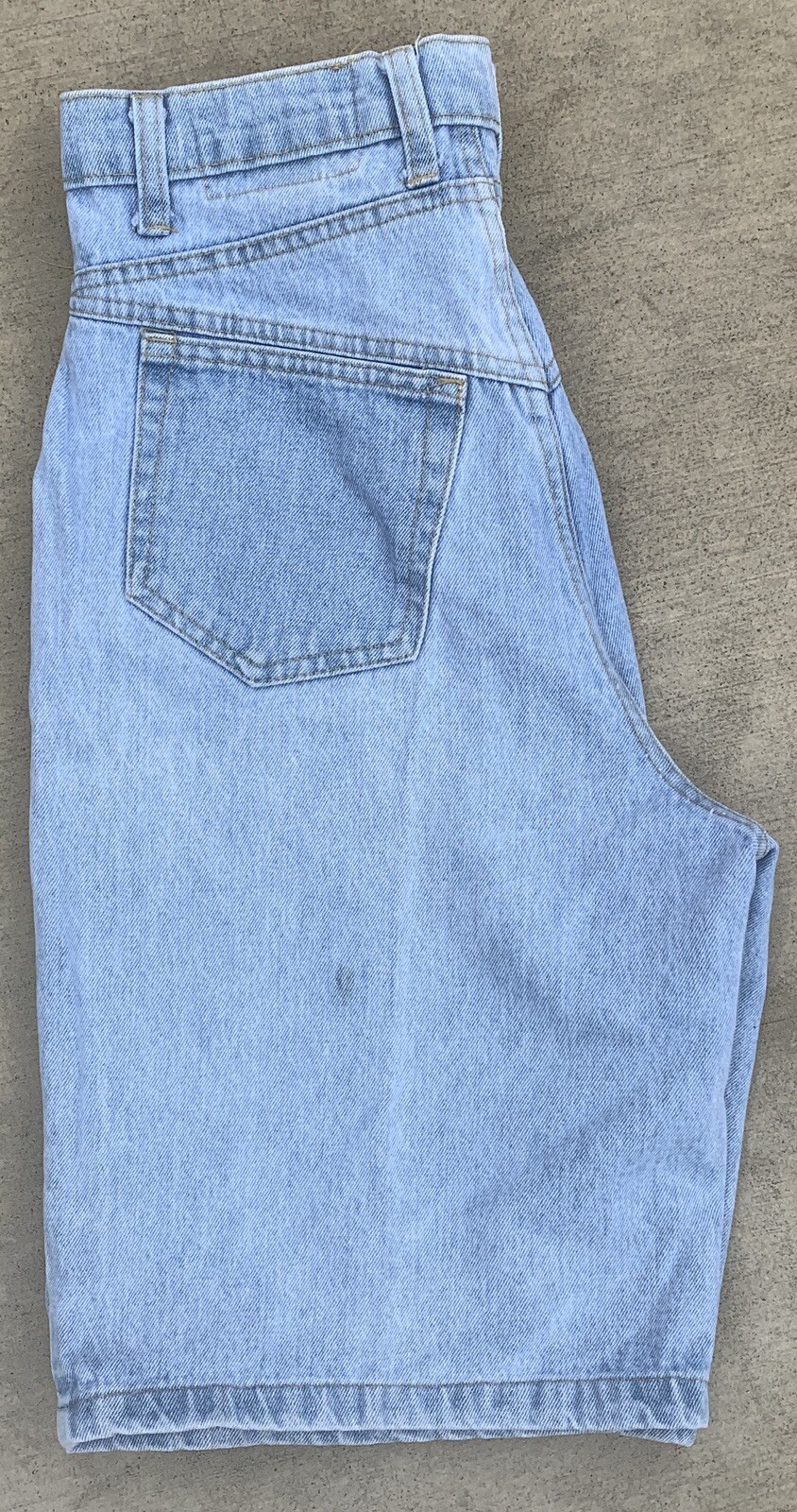 Not Guilty USA High Waist Denim Shorts 9/10 28 In Waist Talon 42 Zipper Jorts