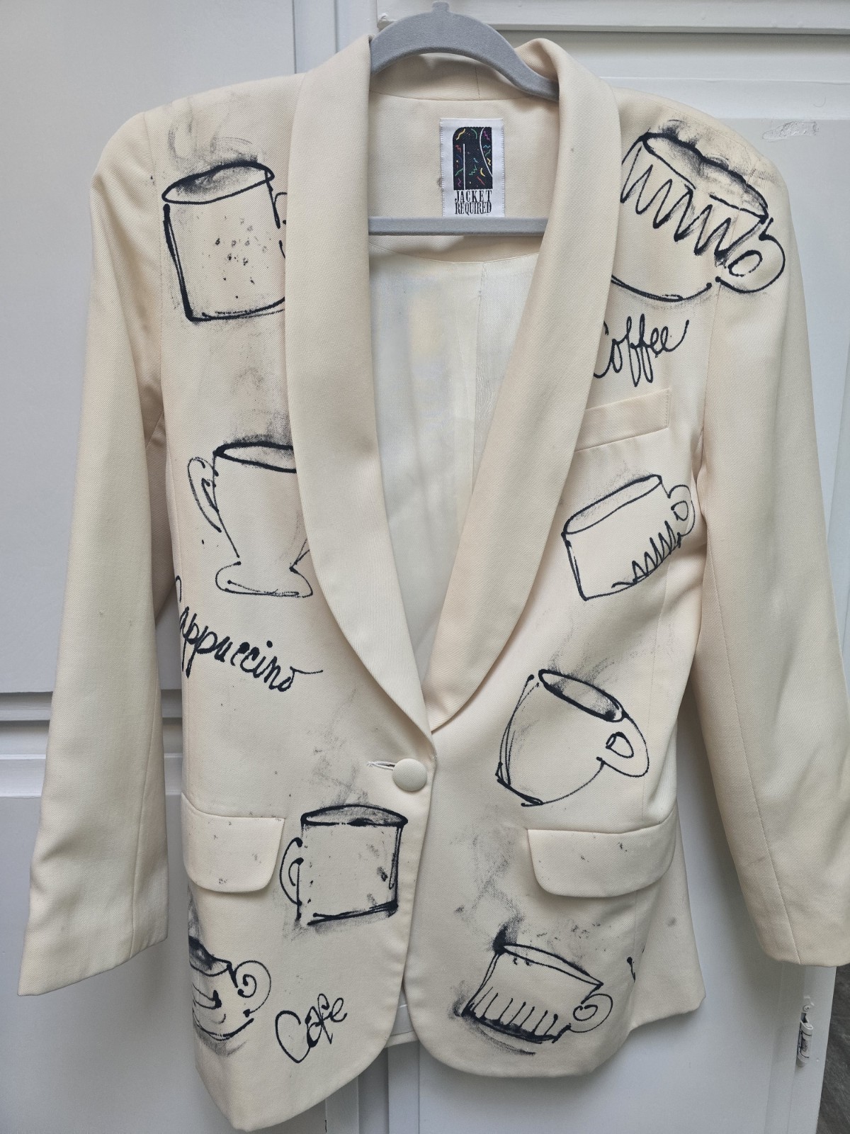 Jacket Required Painted Jacket Coffee Cappuccino
