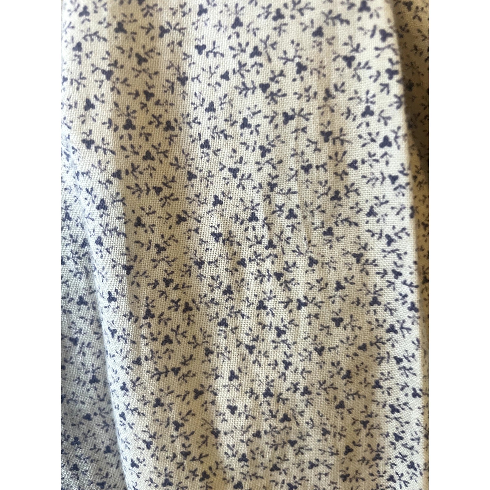 Vintage Ralph Lauren Calico Maxi Skirt Sz 6 Prairie Pleated Pockets 80s Cotton