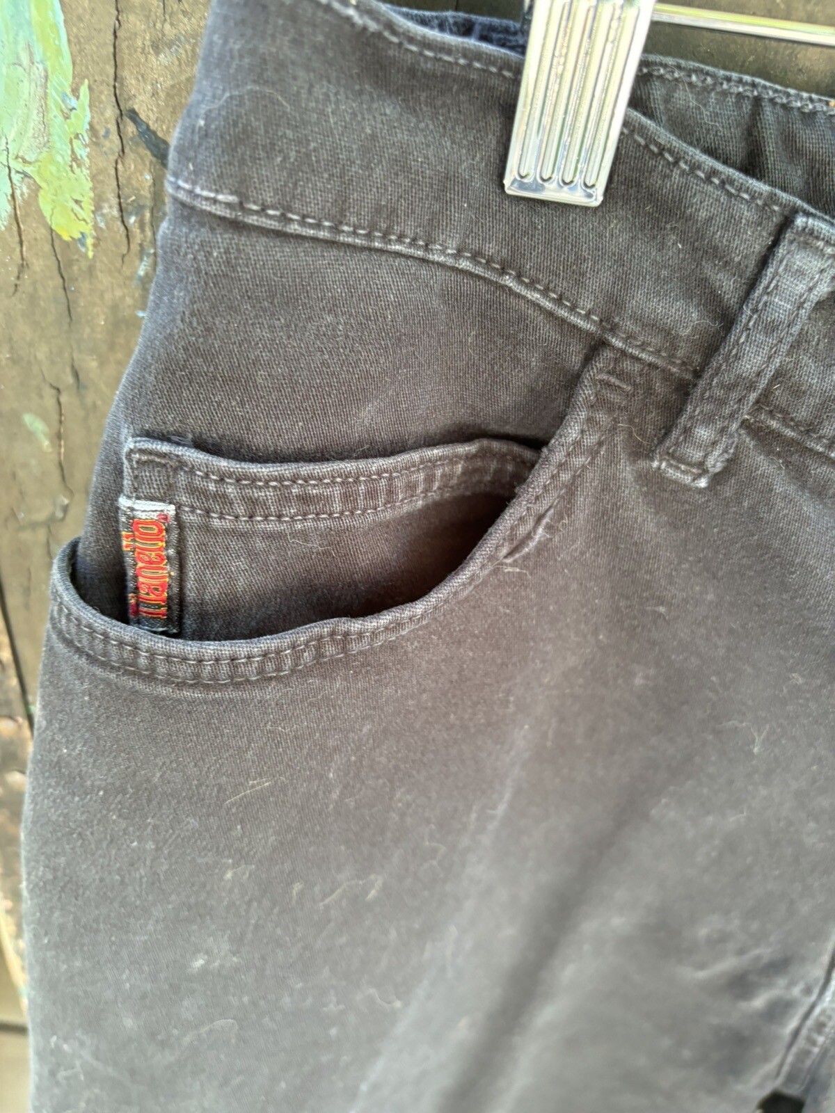 Vintage Tianello Womens Black Jeans High Waist 1980s 32×30 size 10
