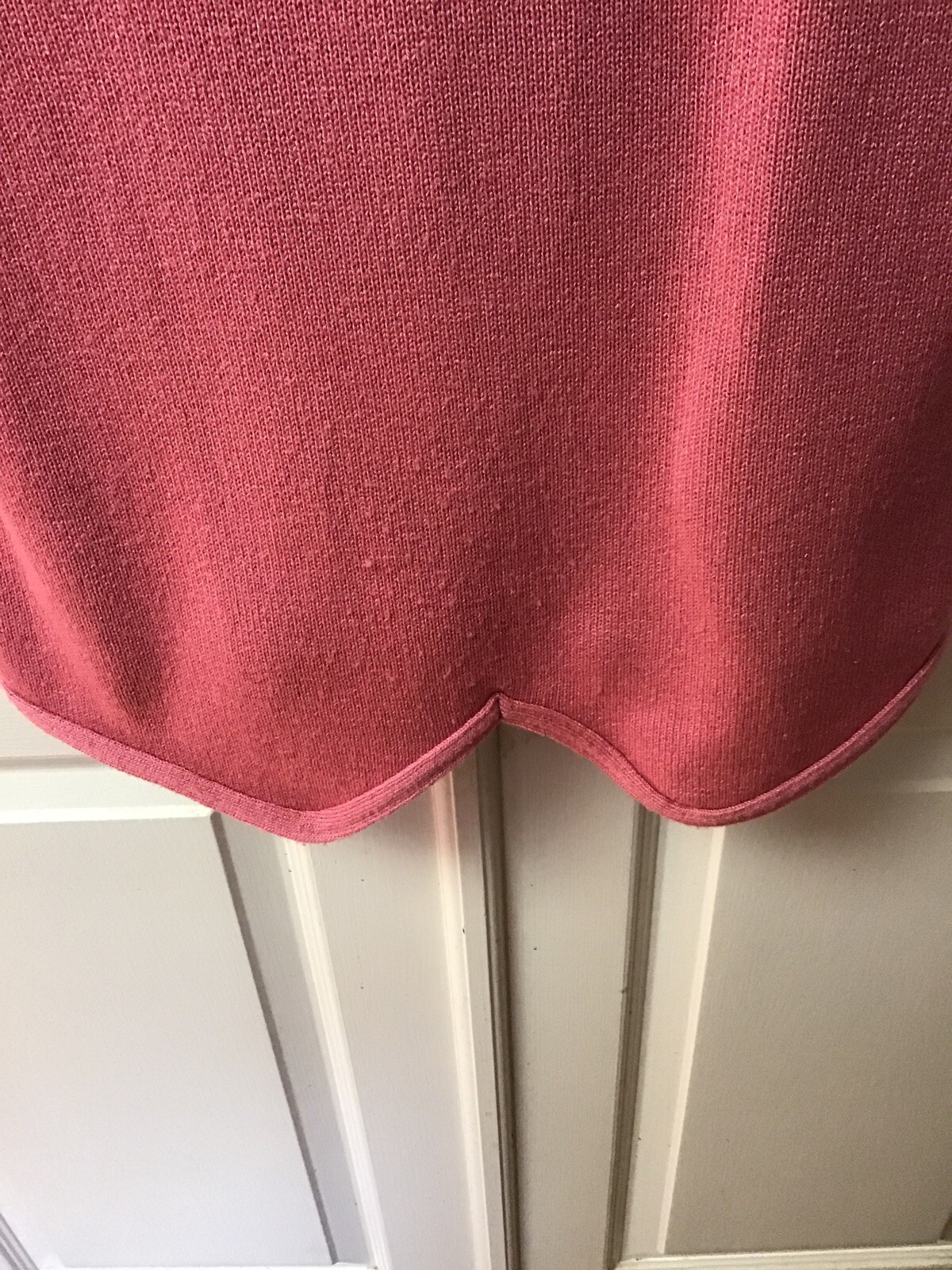 VTG Schrader Sport Sweater Knit 70s Skirt Set Sz 6 Rose Pink