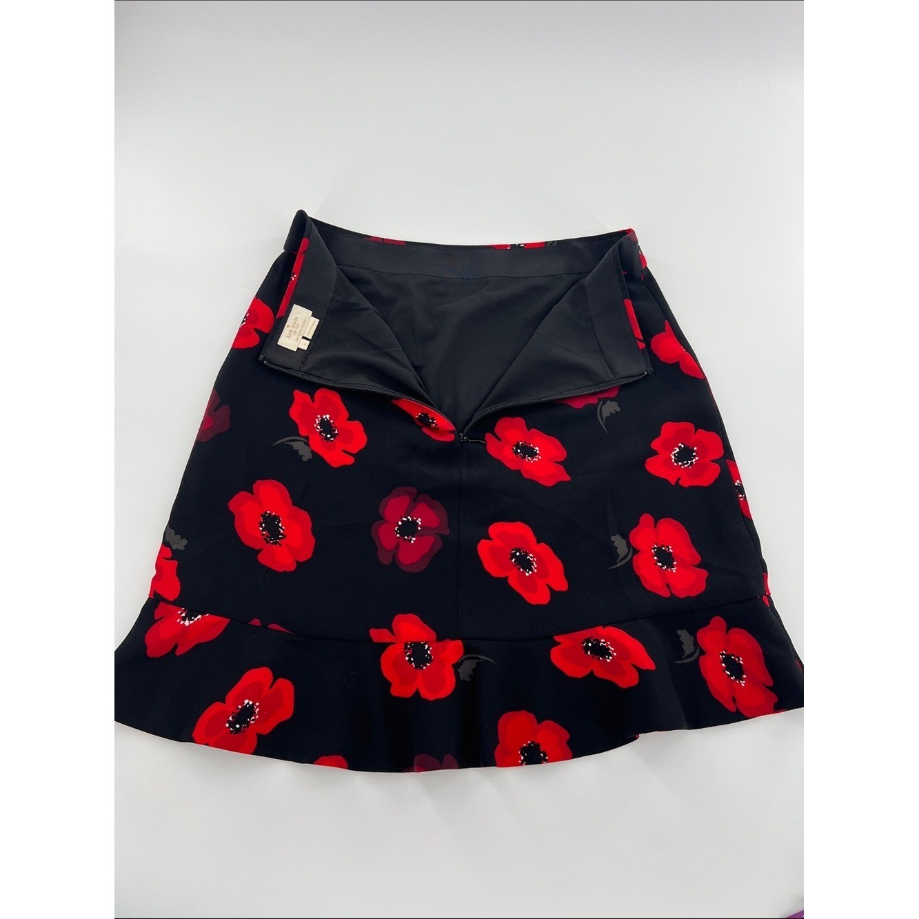 KATE SPADE Poppy Tiered Ruffle A-Line Skirt office feminine 90s basic classic