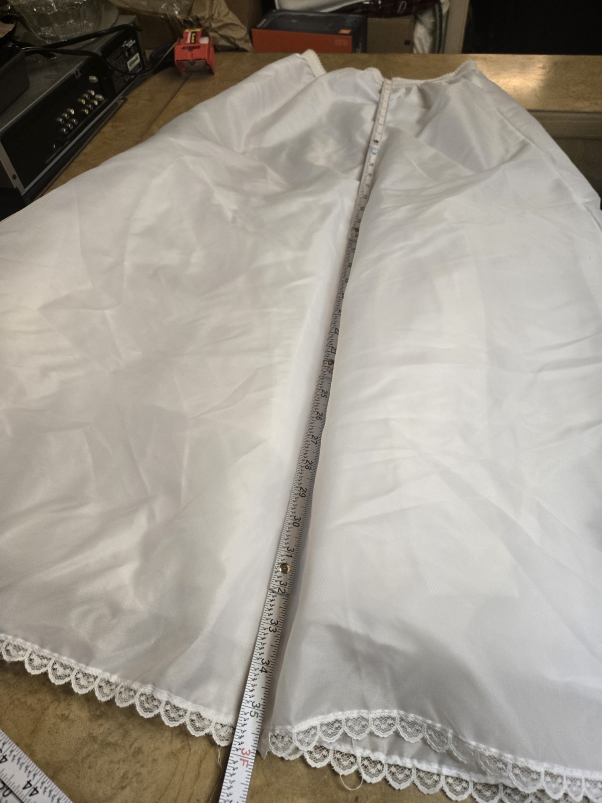 Darling Vintage Crinoline Skirt Slip White Sz M Md In USA
