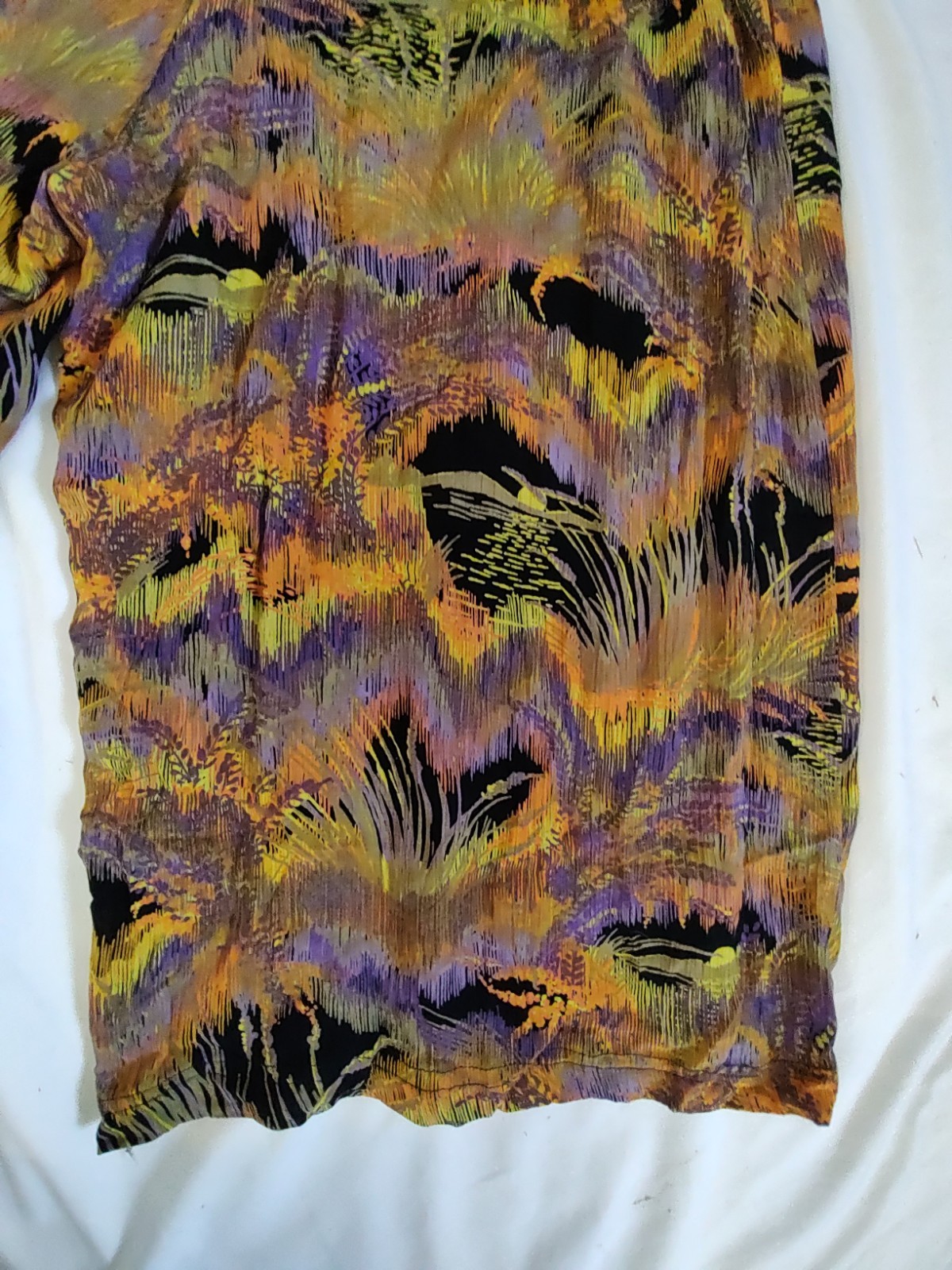 90’s Vintage MA Studios Gaucho Pants Crop Length Rayon Boho Hippie Festival Sz M