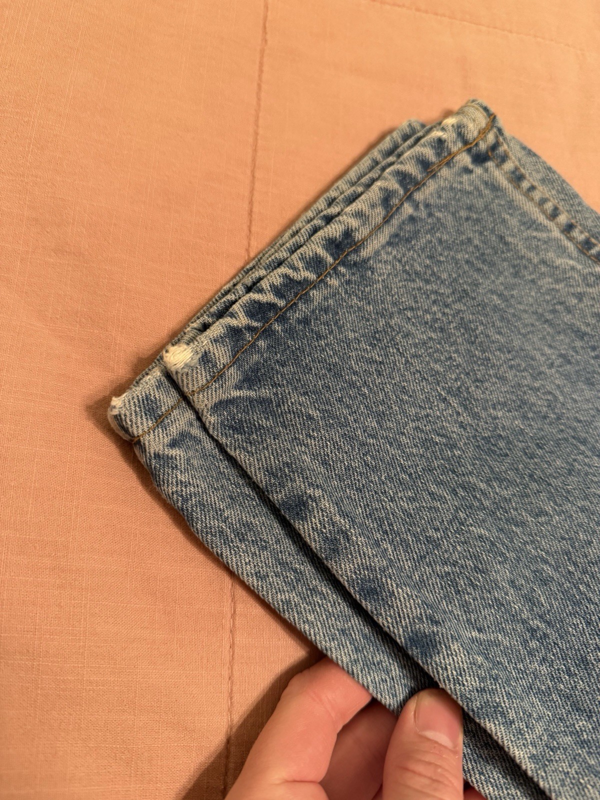 Levi Jean 27×32 Orange Tab 550 Relaxed Fit Tapered Leg Student