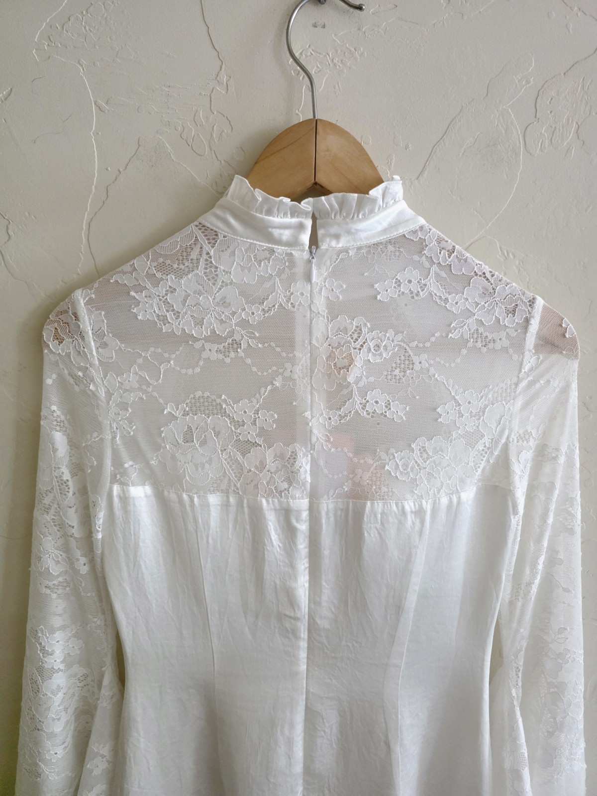 NWT LaceMade Moonlight Hera Dress Lace Victorian Edwardian White Size Small Lace