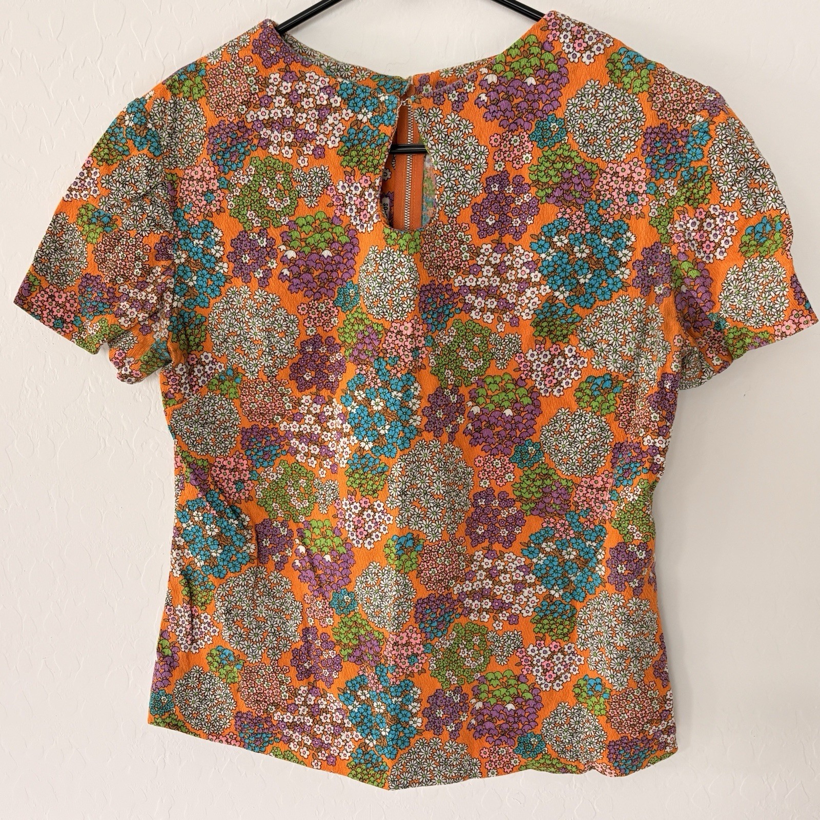 Vintage Handmade Flower Power Top