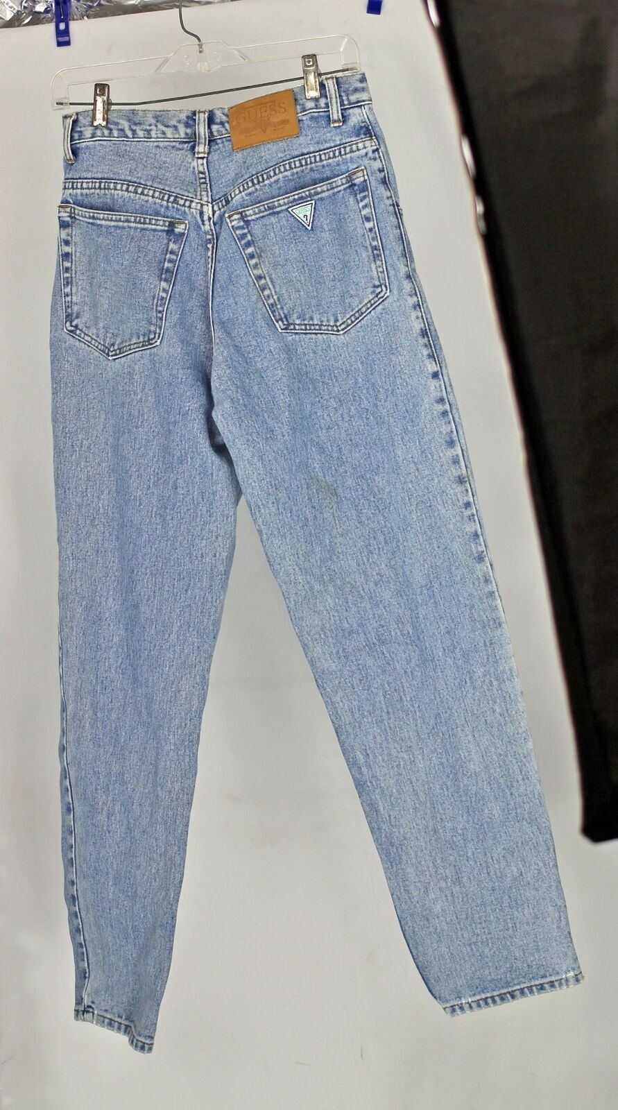 Vintage Guess Triangle High Waist Denim Mom Jeans 1980s 1990s 30″ Waist /Size 12