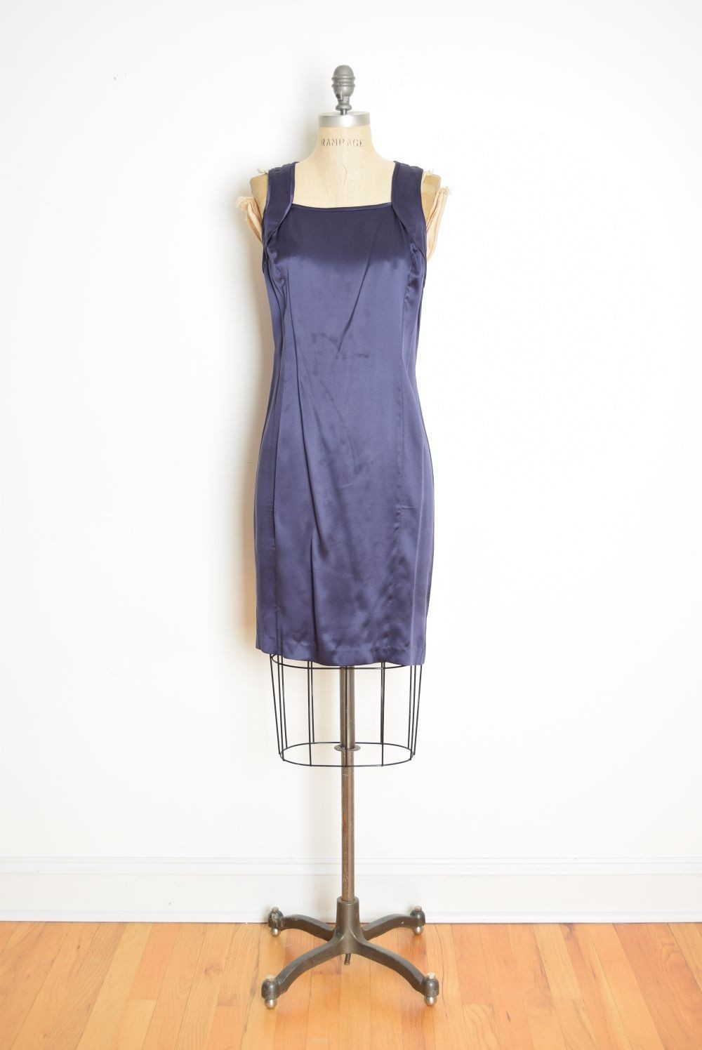 vintage Y2K dress jacket set Spenser Jeremy navy-plum silk burnout velvet L 16