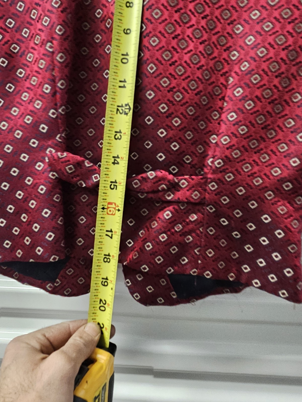 Talbots Petites Patterned Vest 2 Button Burgandy Geometric ined Womens 4 VTG