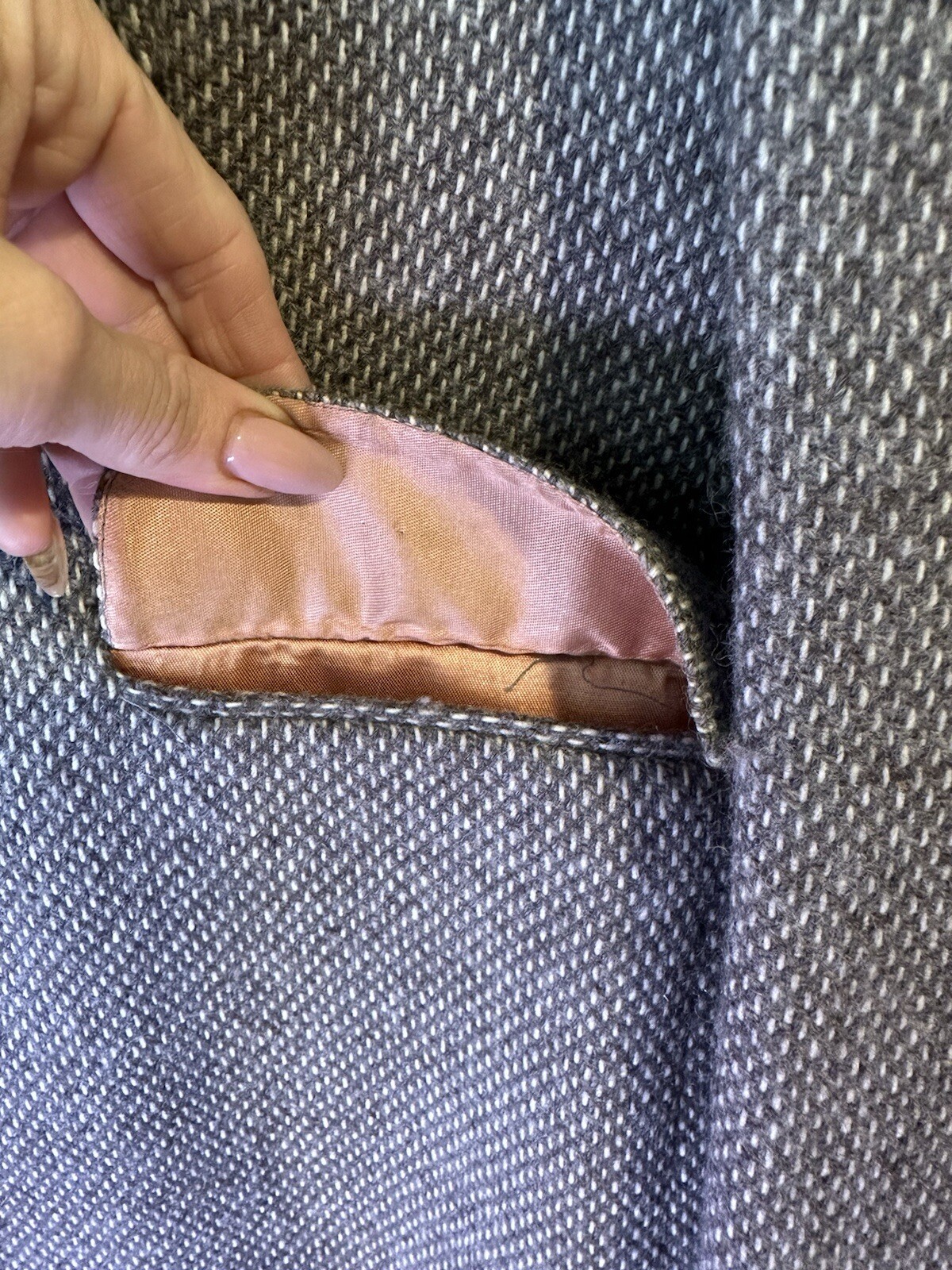 Women’s Wool Blazer | Grandpa Core | Tan Blend Sz 9 | Bloke Core | Virgin Wool