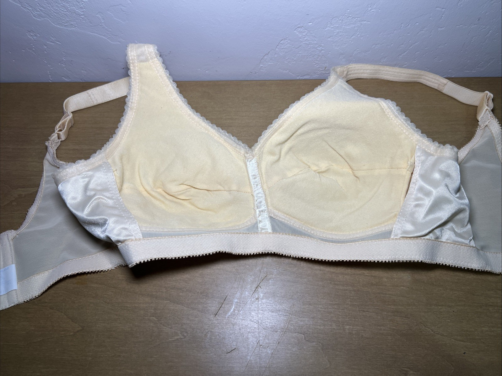 NEW IN BOX Jodee Surgical 115 Post Mastectomy Bra Beige Floral Lace USA-MADE 34B