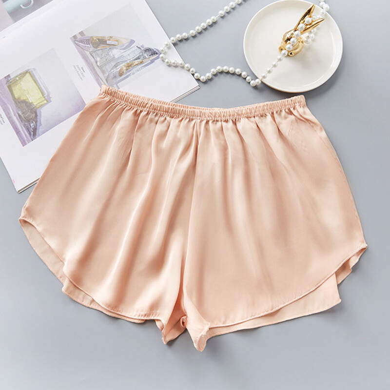 Women’s Satin Pajamas Short Cozy Lightweight Fun Lounge Shorts Sleep Bottoms New