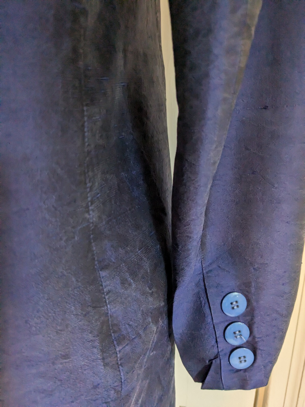 Giorgio Saint Angelo Vintage Raw Silk Blazer Size 12