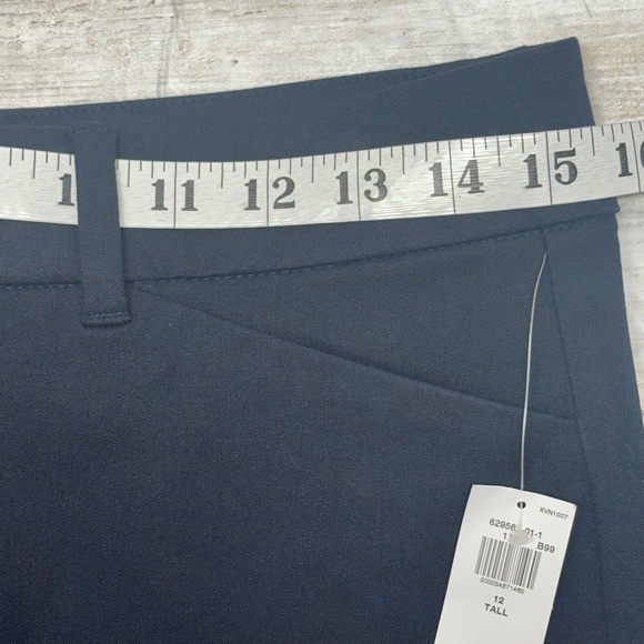 OLD NAVY High Rise Pixie Straight Leg Pants Navy Blue Size 12 Tall NWT