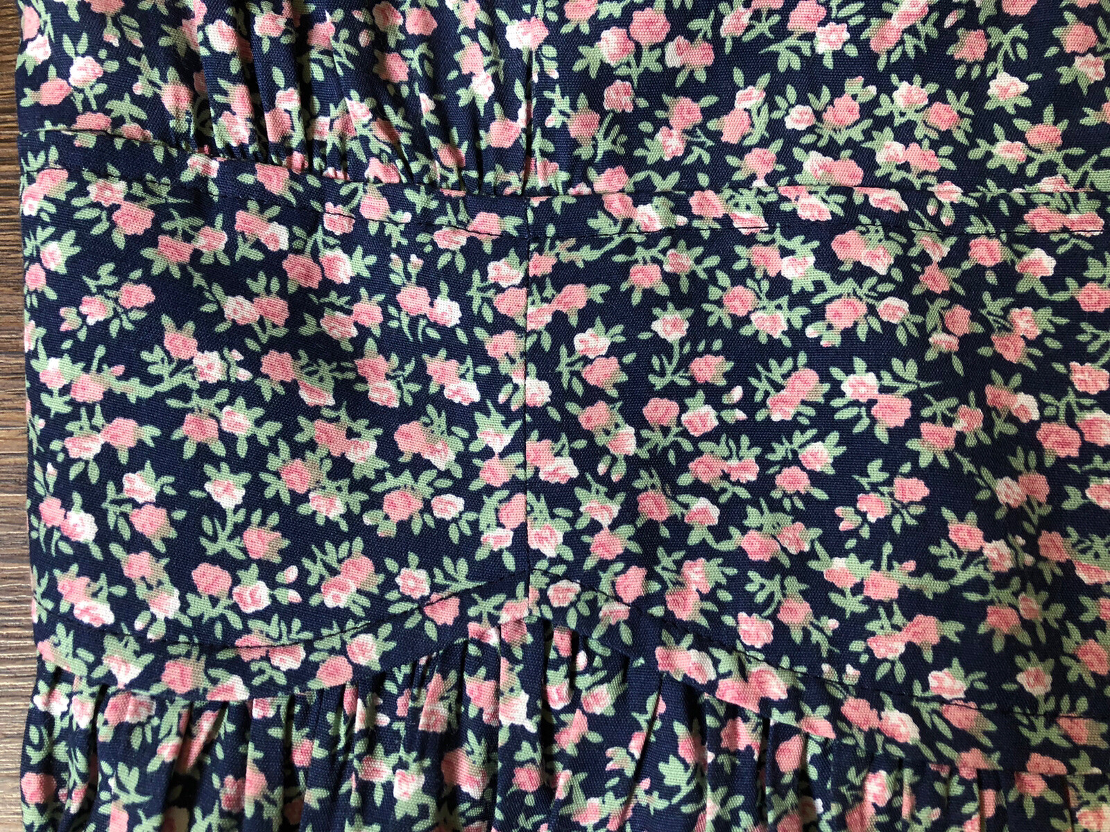 Vintage ‘80s Cottagecore Floral Prairie Dress Grannycore Pink Blue Western Small