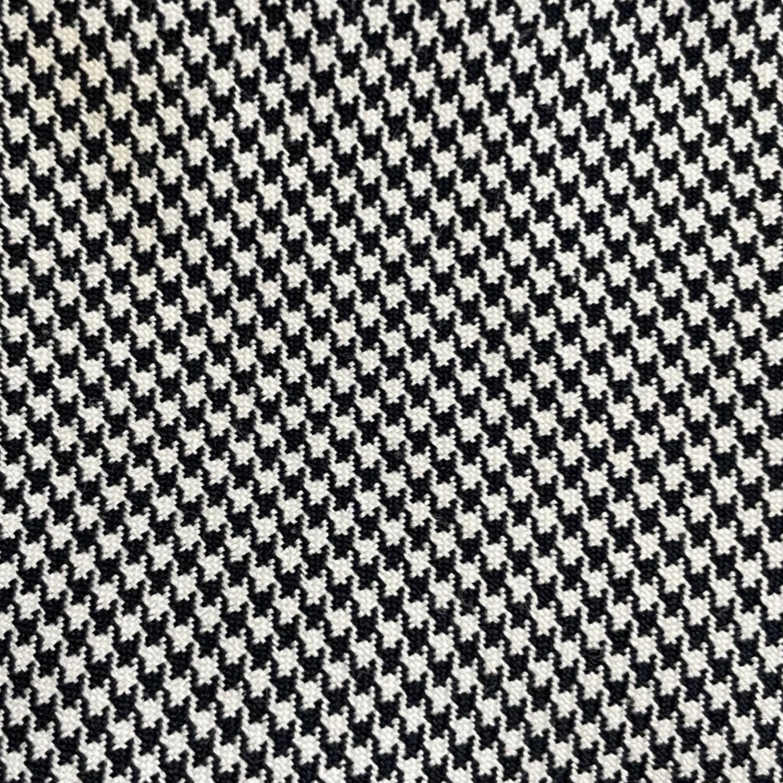 Vintage Houndstooth Suit Size Medium 1990s Black/White Blazer & Skirt Set