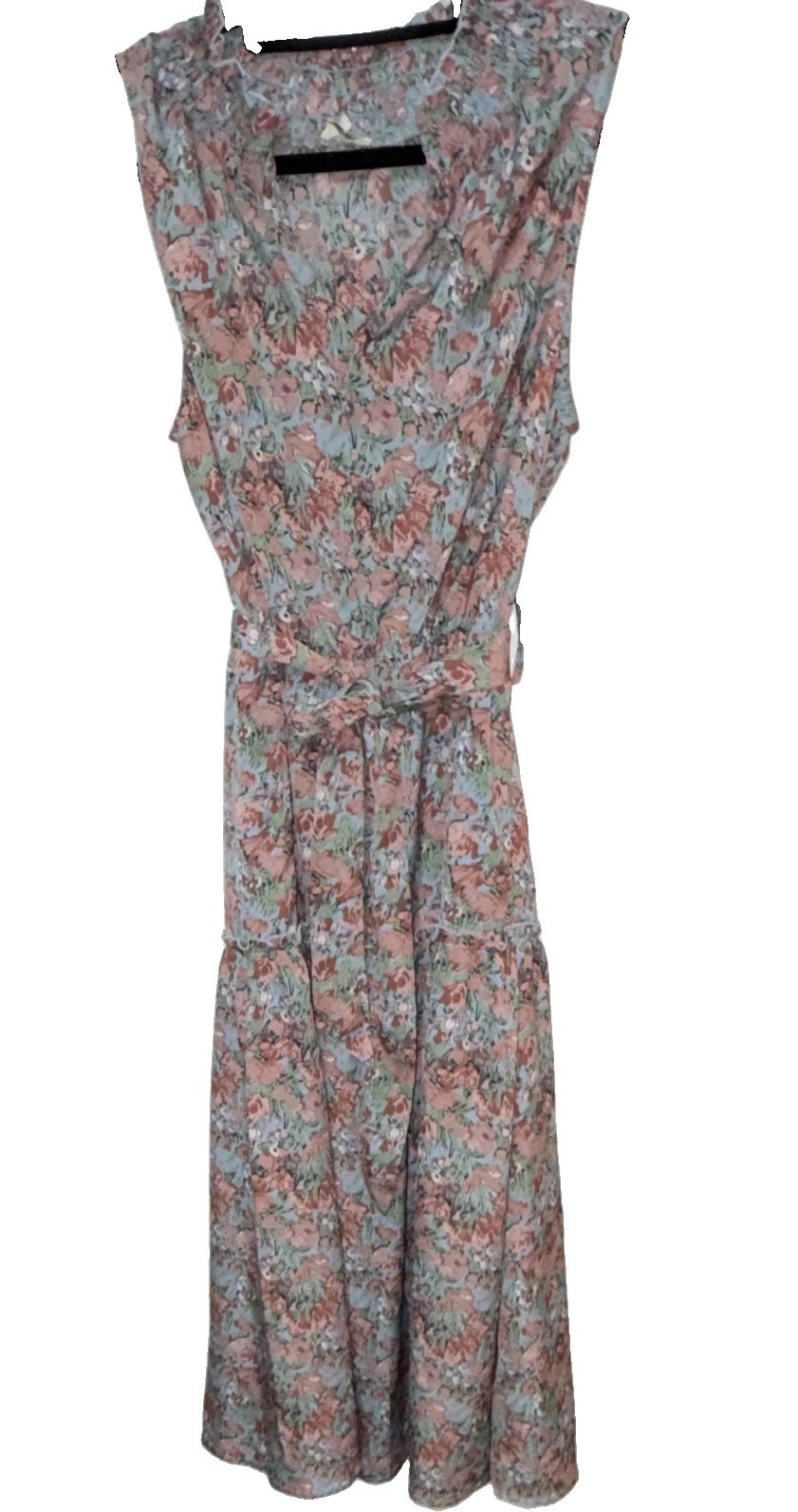 The Entro vintage floral inspired style dress by modern designer women’s Size L