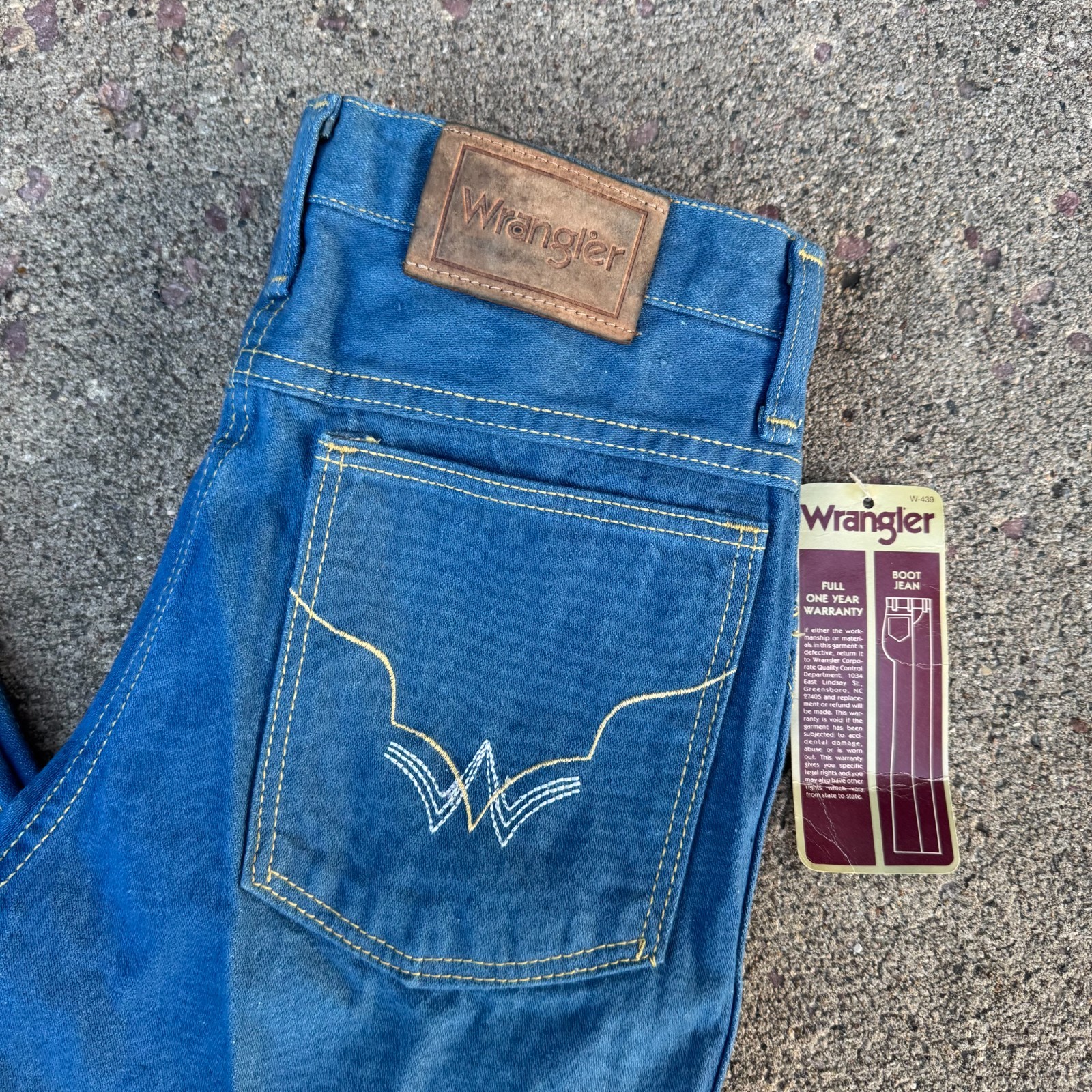 Vintage NOS Wrangler Rapid Transit Jeans USA Boot Cut 28 Womens 7M151EE Tags