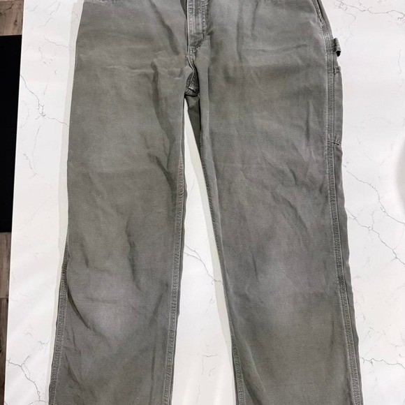 Carhartt Women’s WB159 Canvas Utility Pant Vintage 1997 Moss Green USA Made