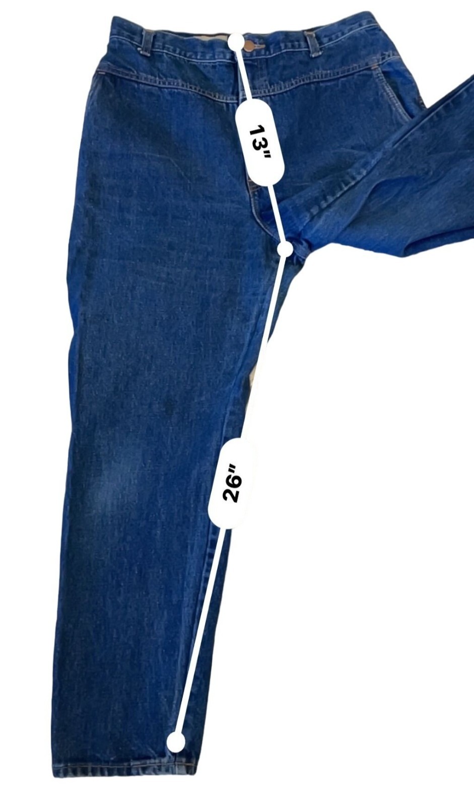 VTG 80s 90s Denim Republic Jeans Vintage Taper High Rise drop V-yoke Mom