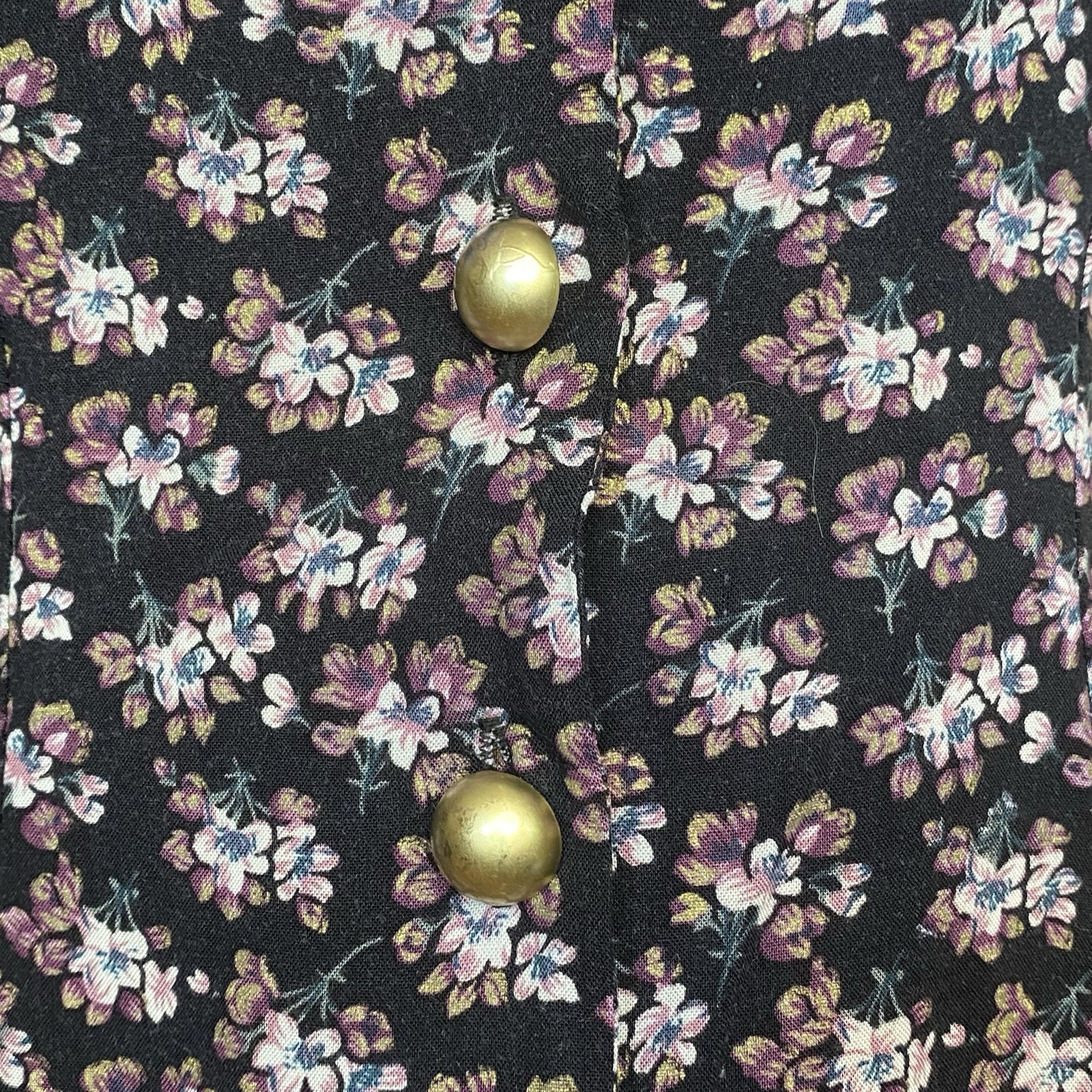 Vintage 90’s Caroline Wells Floral Midi Dress. Corset Back Tie. Rayon. Size 4.