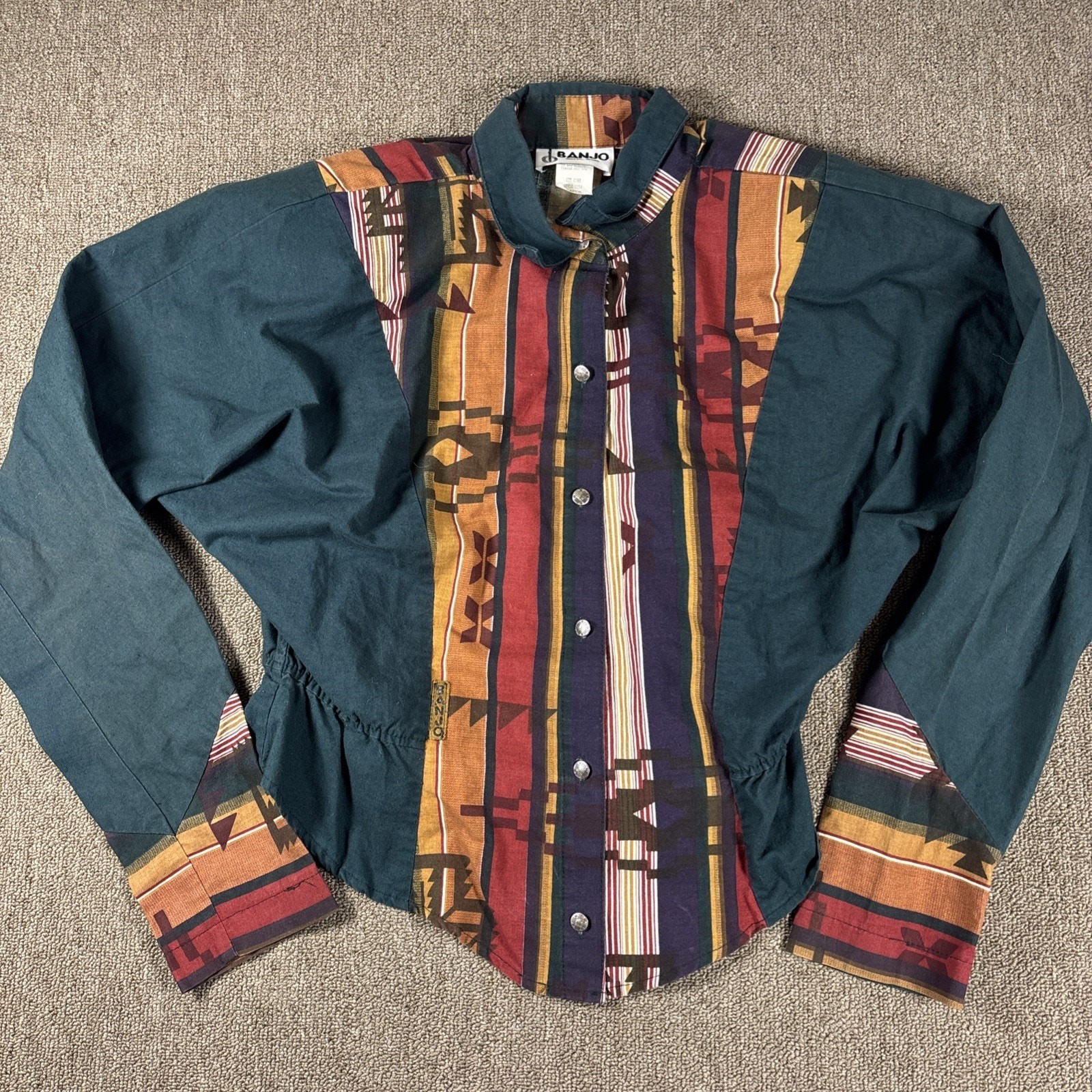 Vintage BANJO Women’s Western Southwest Large
