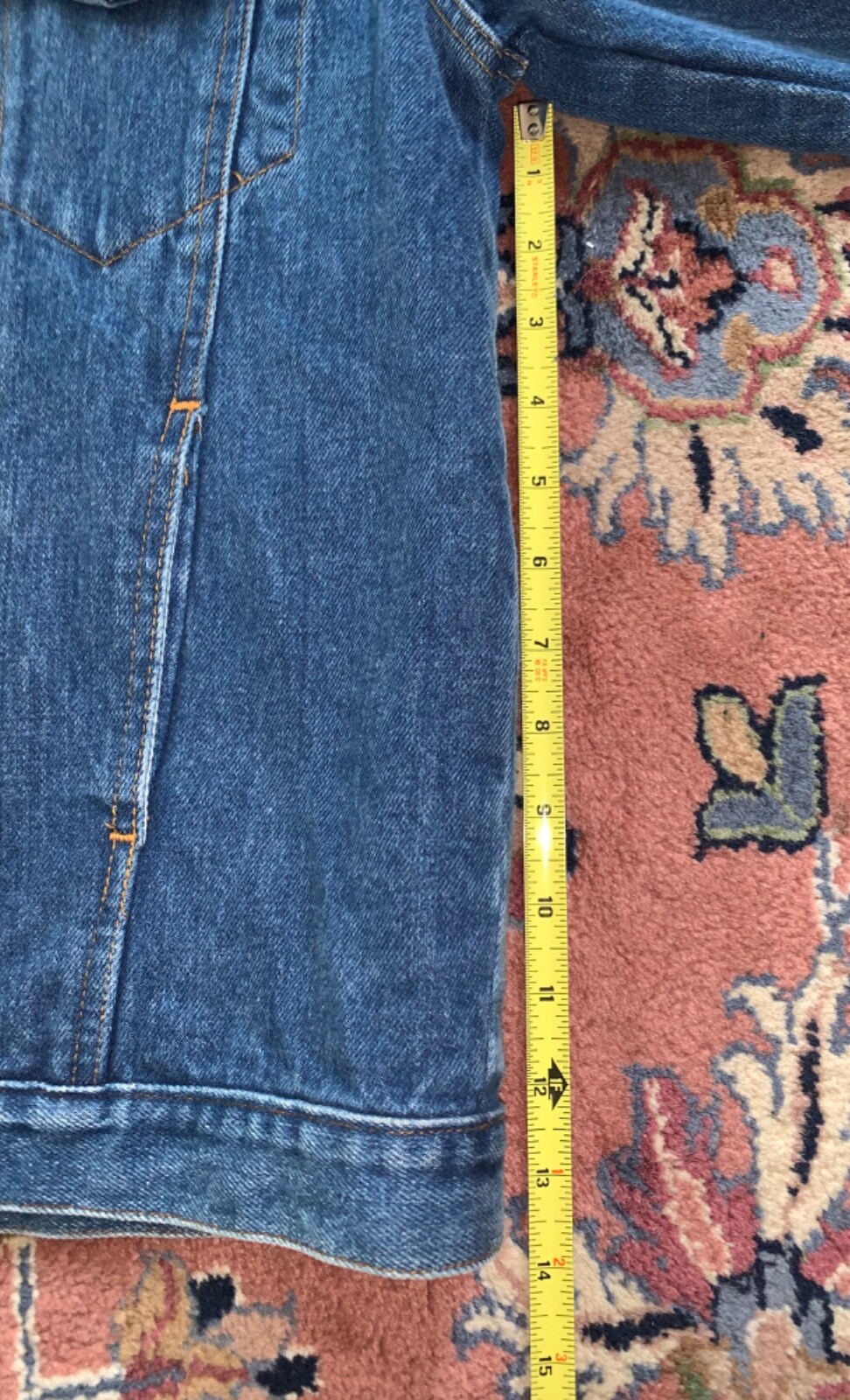 1990s Eccentric SouthWestern Denim Jacket Jean Fringe Appliqué Horse Boot Cactus