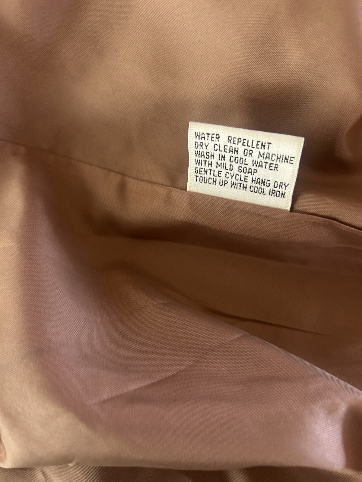 VTG Evan Picone Trench Coat Brown Removable Wool Blend Liner M/L Double Breasted