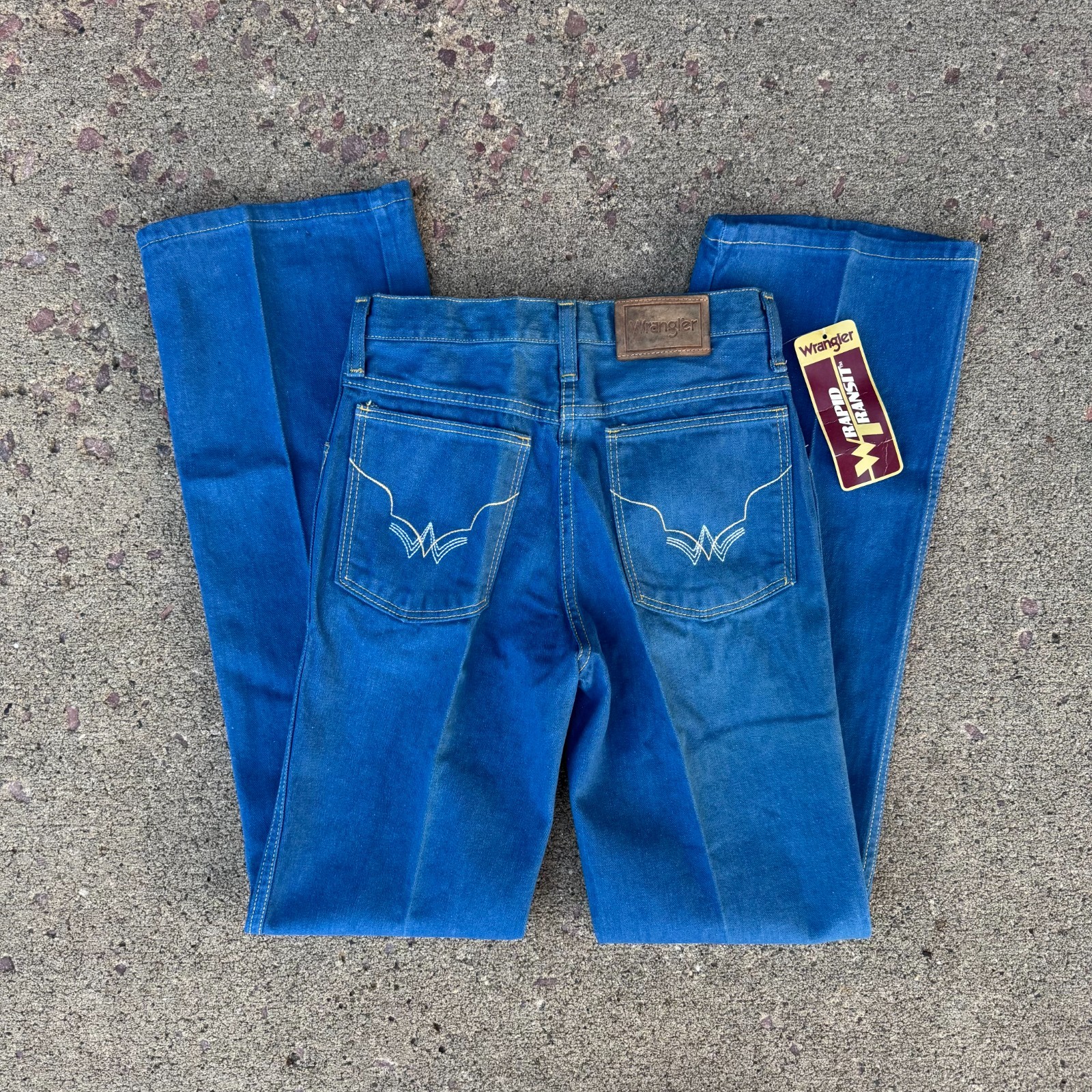 Vintage NOS Wrangler Rapid Transit Jeans USA Boot Cut 28 Womens 7M151EE Tags