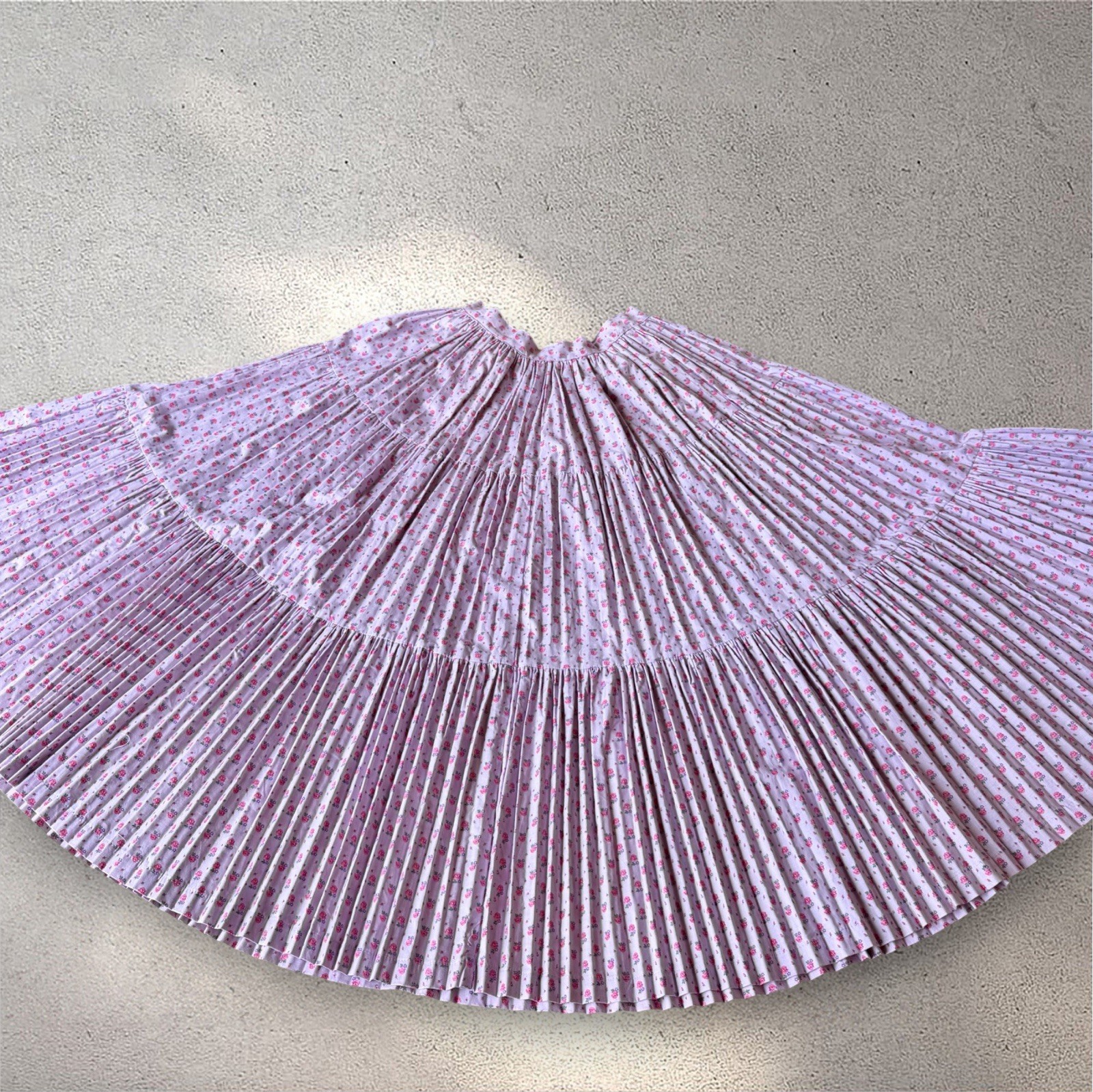 Vintage Martha of Taos Skirt Sz S Quiet Luxury Broomstick Western Boho Floral