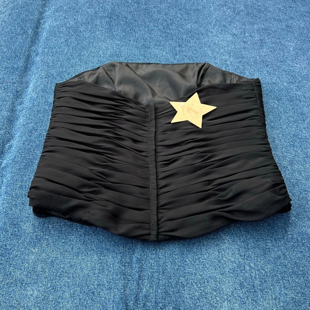 90s Impression strapless bustier corset top