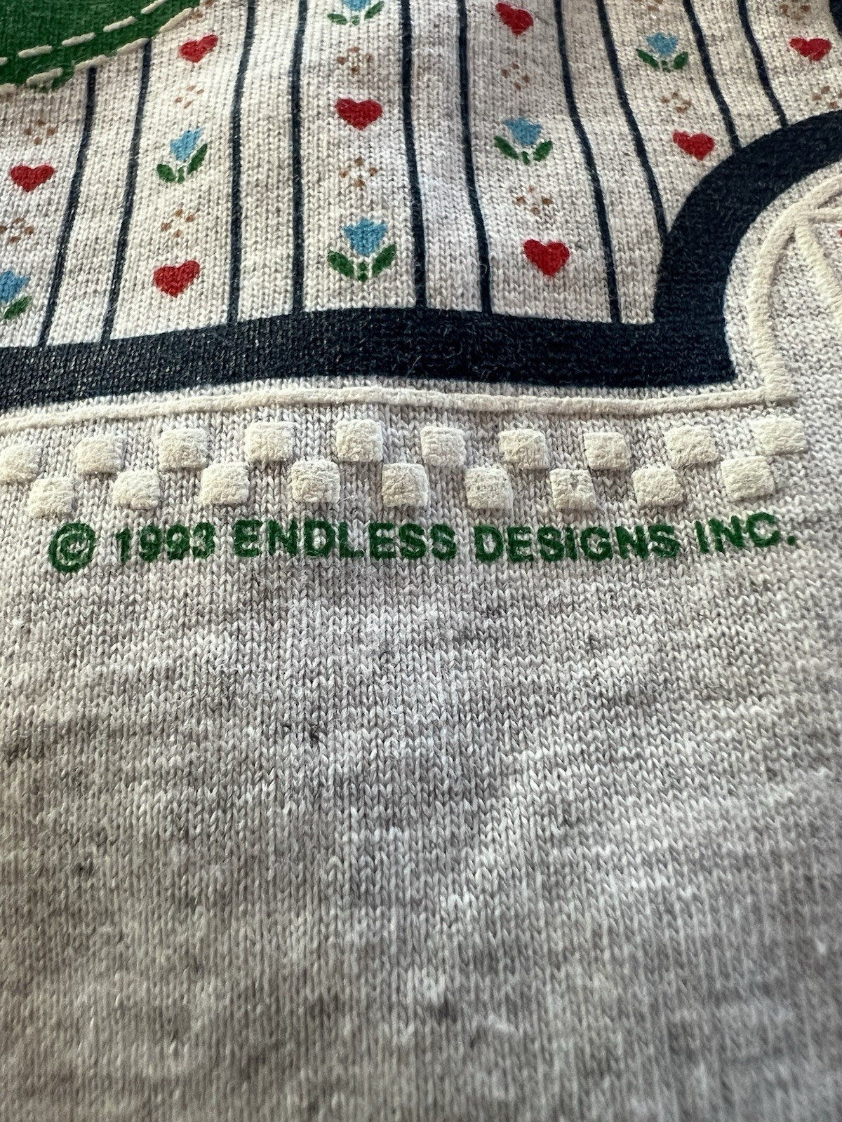 Vintage 90s 1993 gray blue collar cottagecore COWS graphic tshirt XL by Jerzees