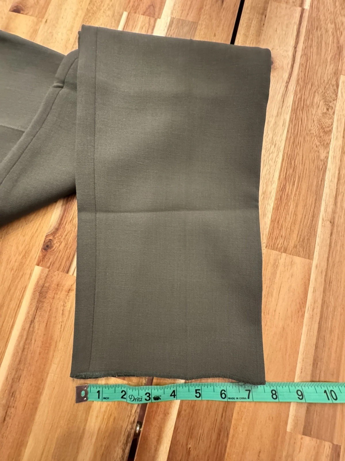 deadstock vintage Celine Pants Office Formal Olive Green 44 Waist 32 in