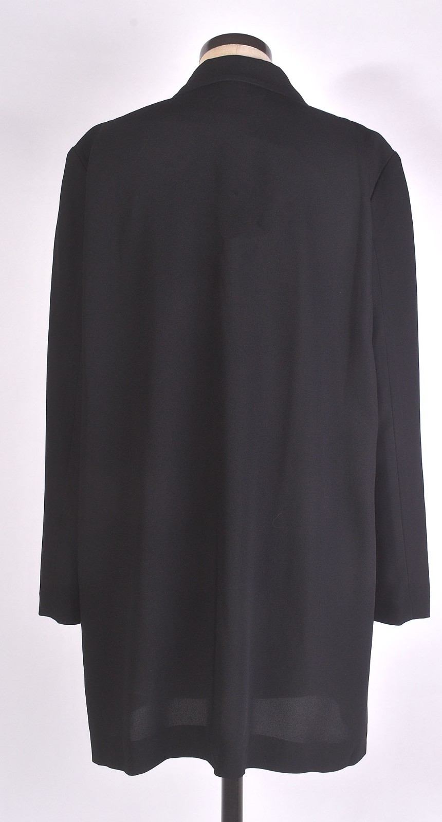 Vintage 90s Y2K ISSEY MIYAKE Black Jacket Coat Long Blazer