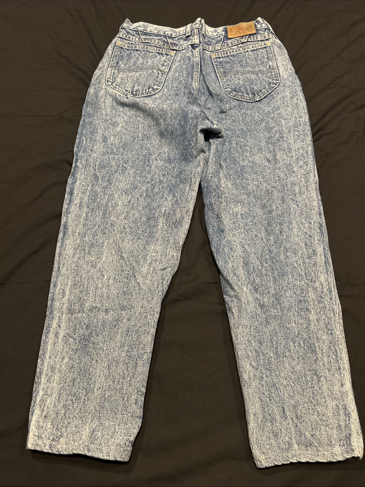Vintage Womens Lee Rider Mom Jeans 30 X 27 Dark Wash 80’s 90’s B8