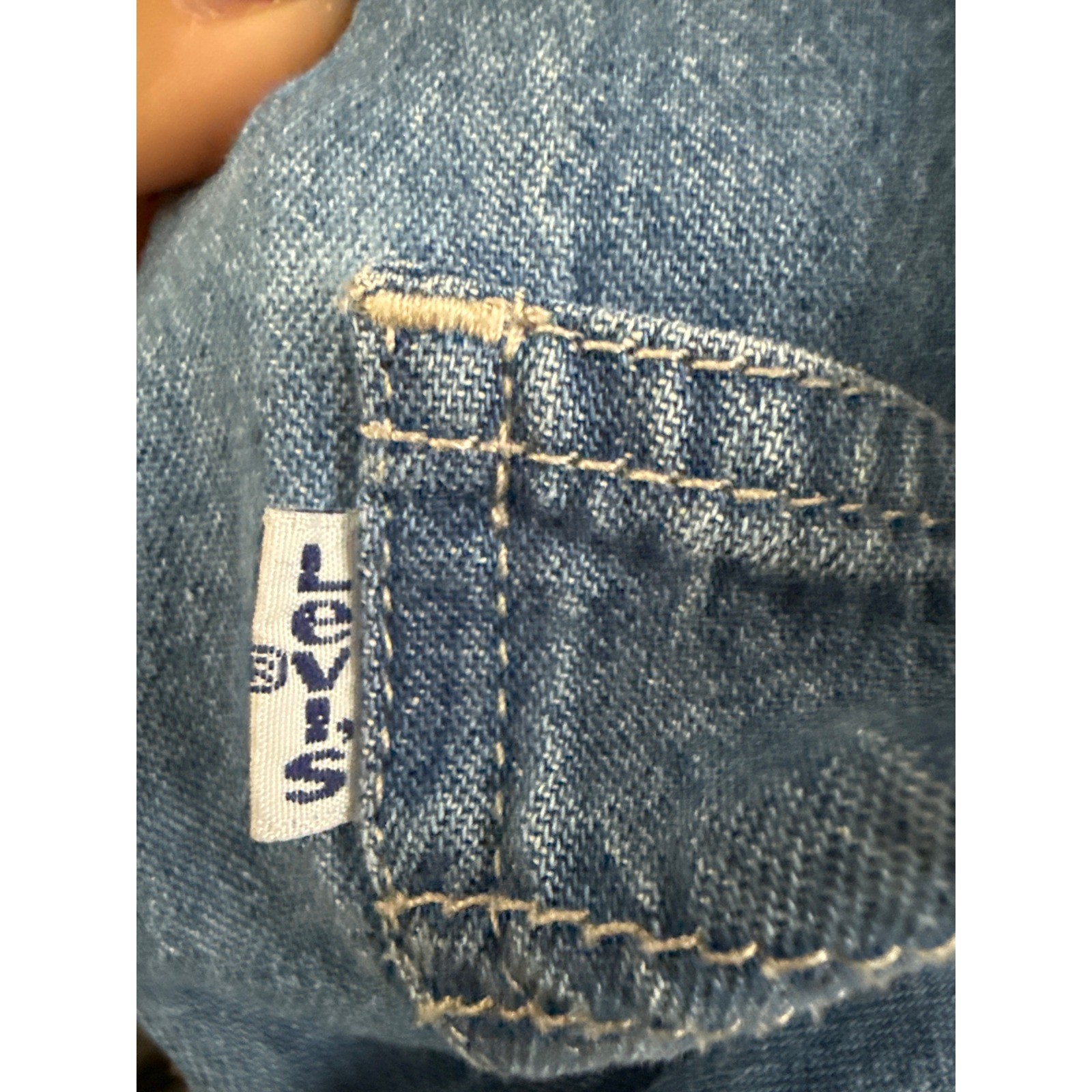 VTG Rare Levi’s Jeans Heritage White Tab Denim Vest ’97 Y2K Western Archive READ