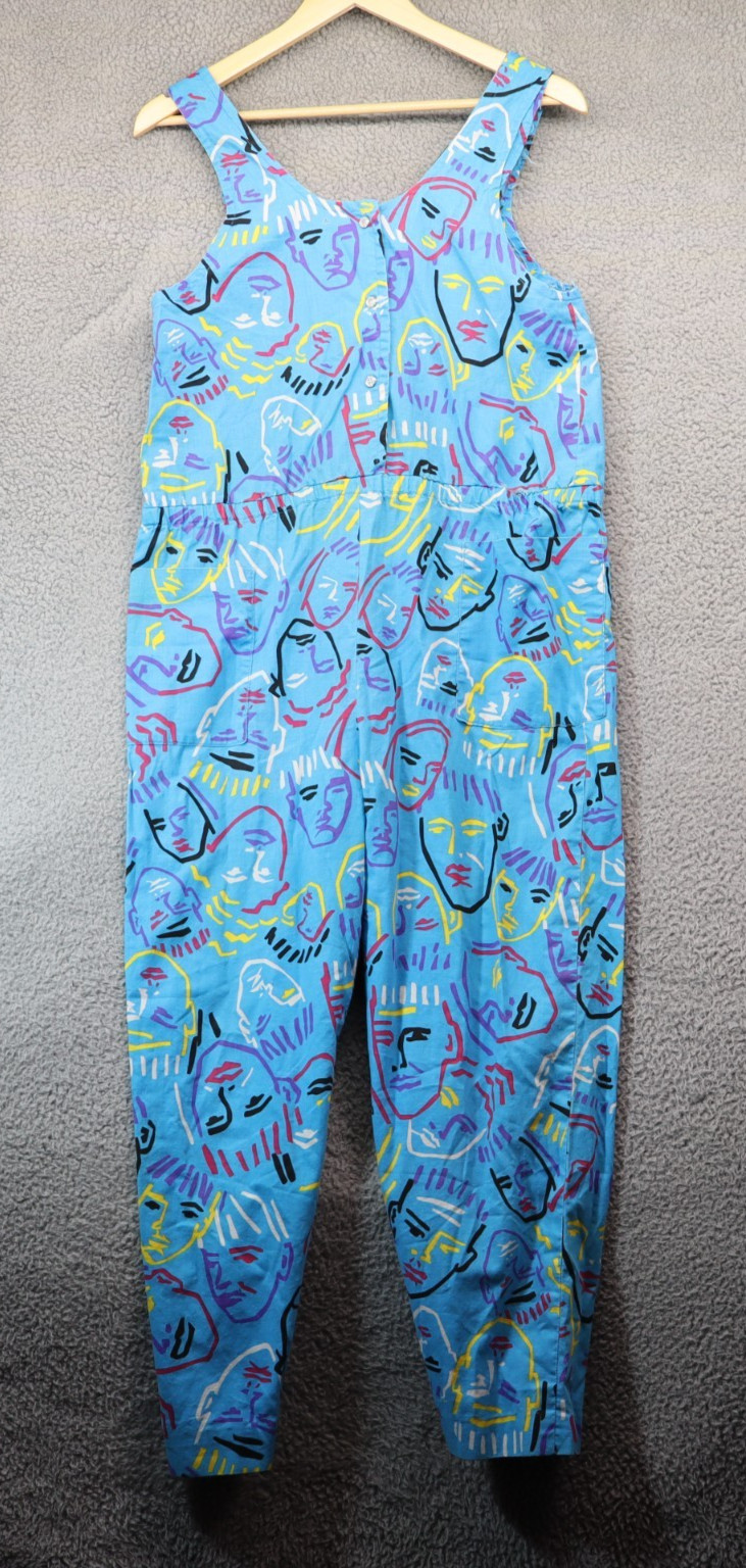 Woman Pant Jumpsuit 1 piece Retro Print 80s 90s 16-18 L? XL?