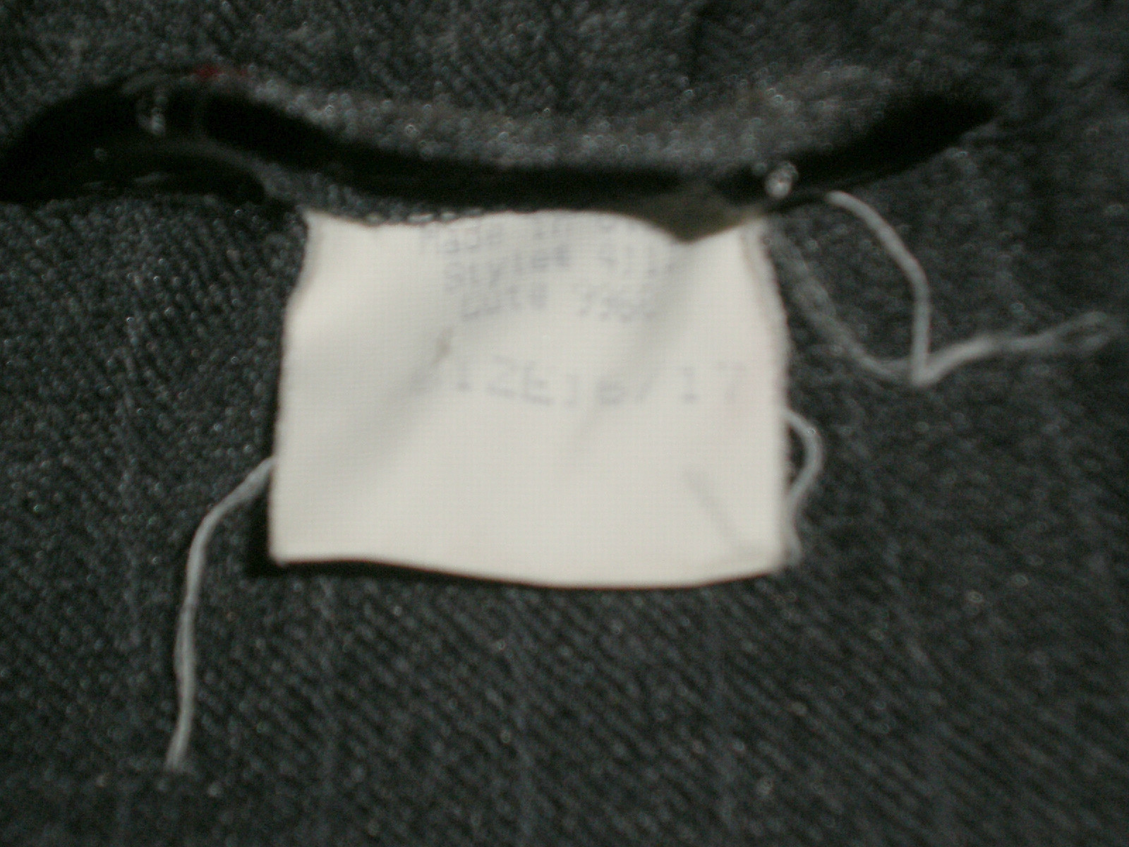 Vintage US MADE Loubella Gray Pinstriped Elastic Waist Pants Jrs 16/17