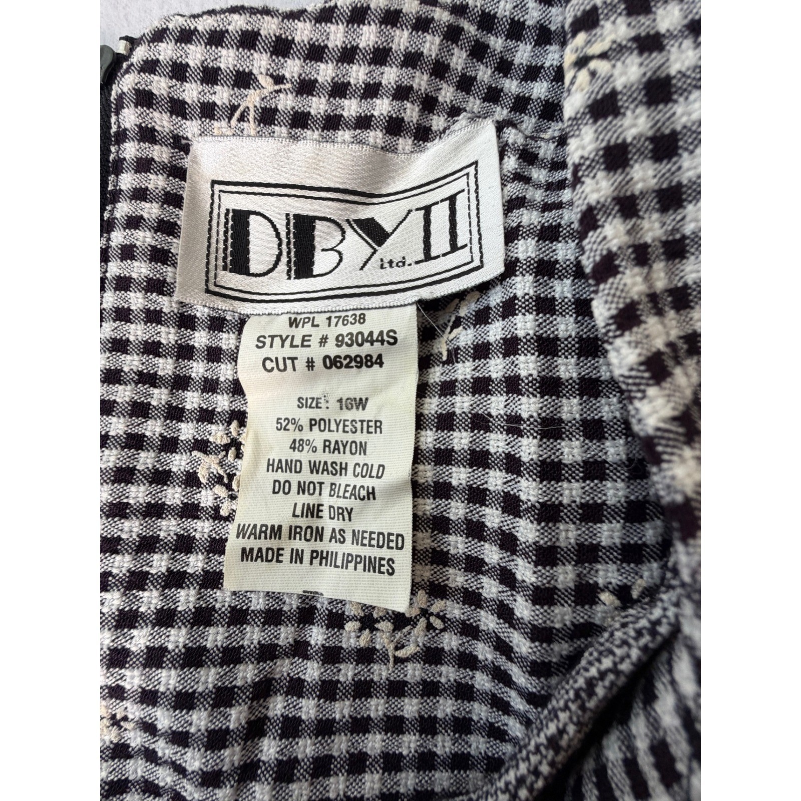 Grandmacore Cottagecore Vintage Gingham Floral Layered Dress Plus 16W