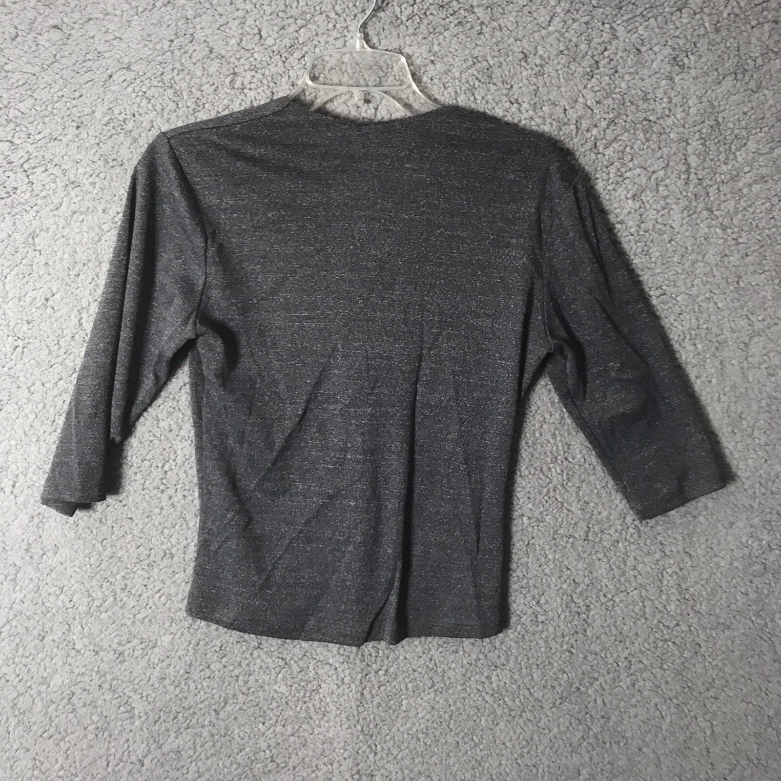 Vintage VIVI Polyester Lycra shirt Made in USA Top V Neck