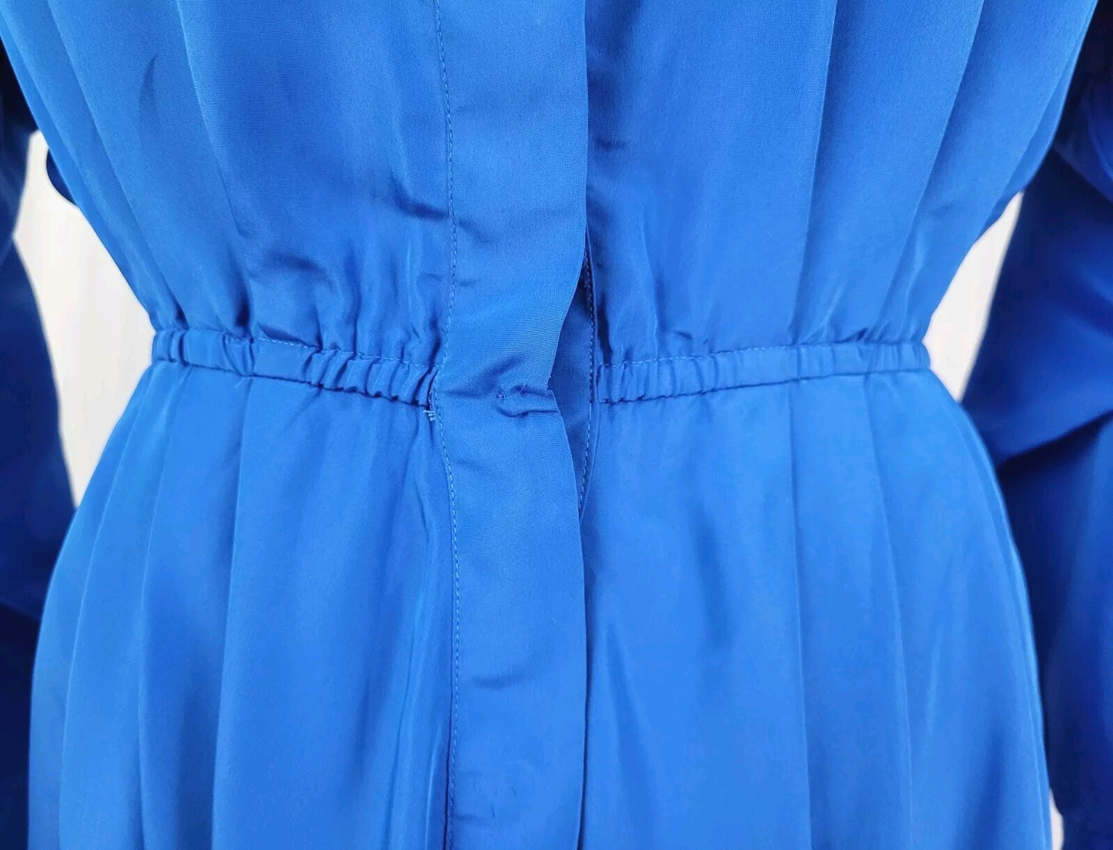 Vintage Impromptu L/S Blue Shirt Dress w Matching Belt Size 7/8