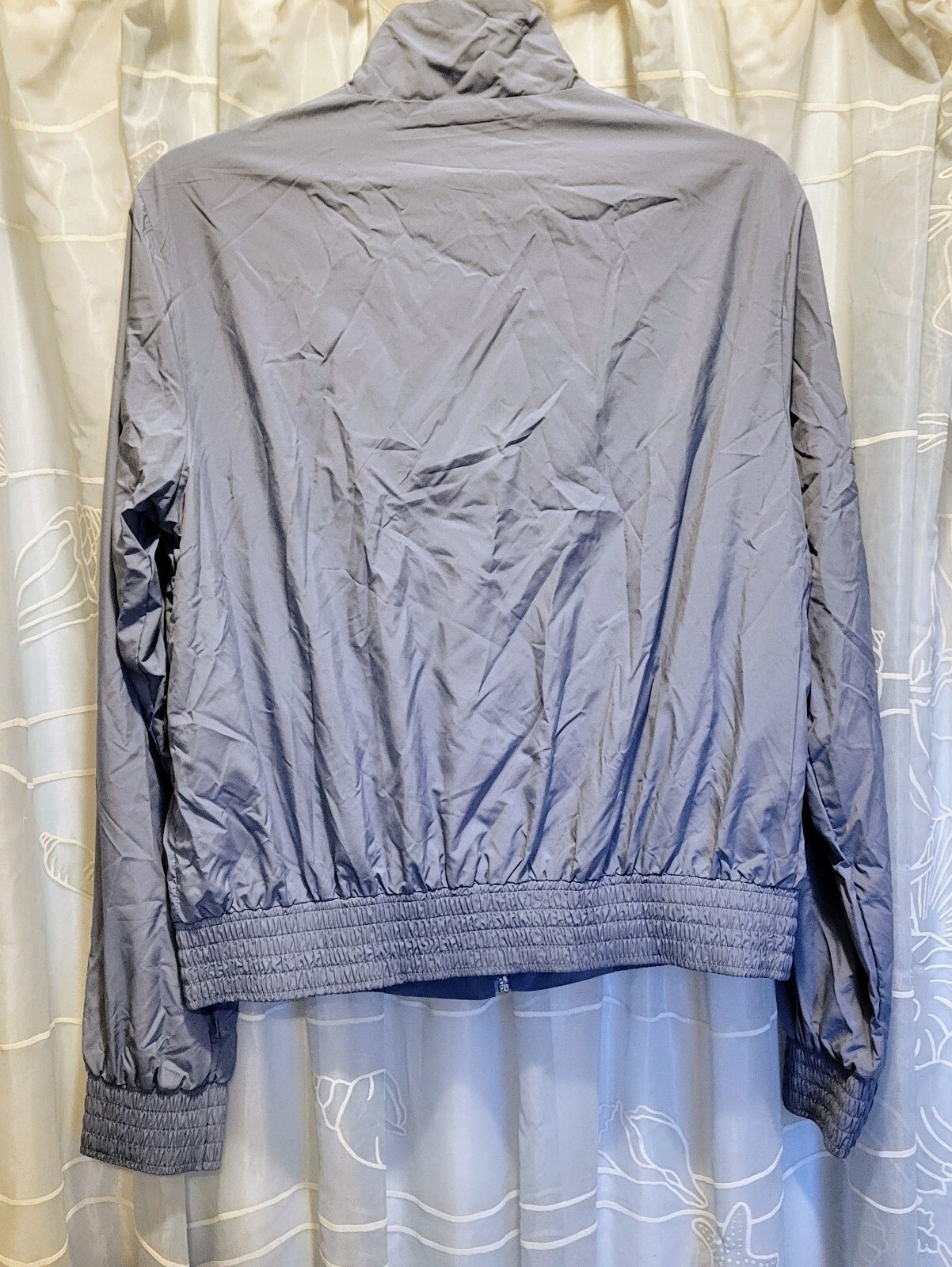 VTG Retro Gray, Yellow, Green Windbreaker Track Beach Jacket