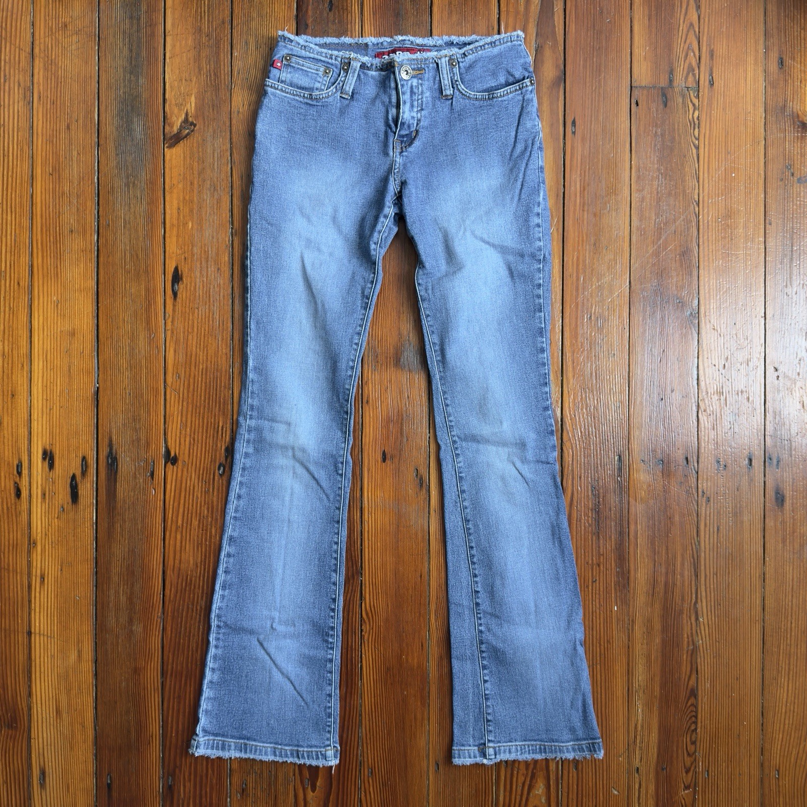Vintage 90s/00s y2k Zana-Di Jeans super low rise flare jeans Sz 0