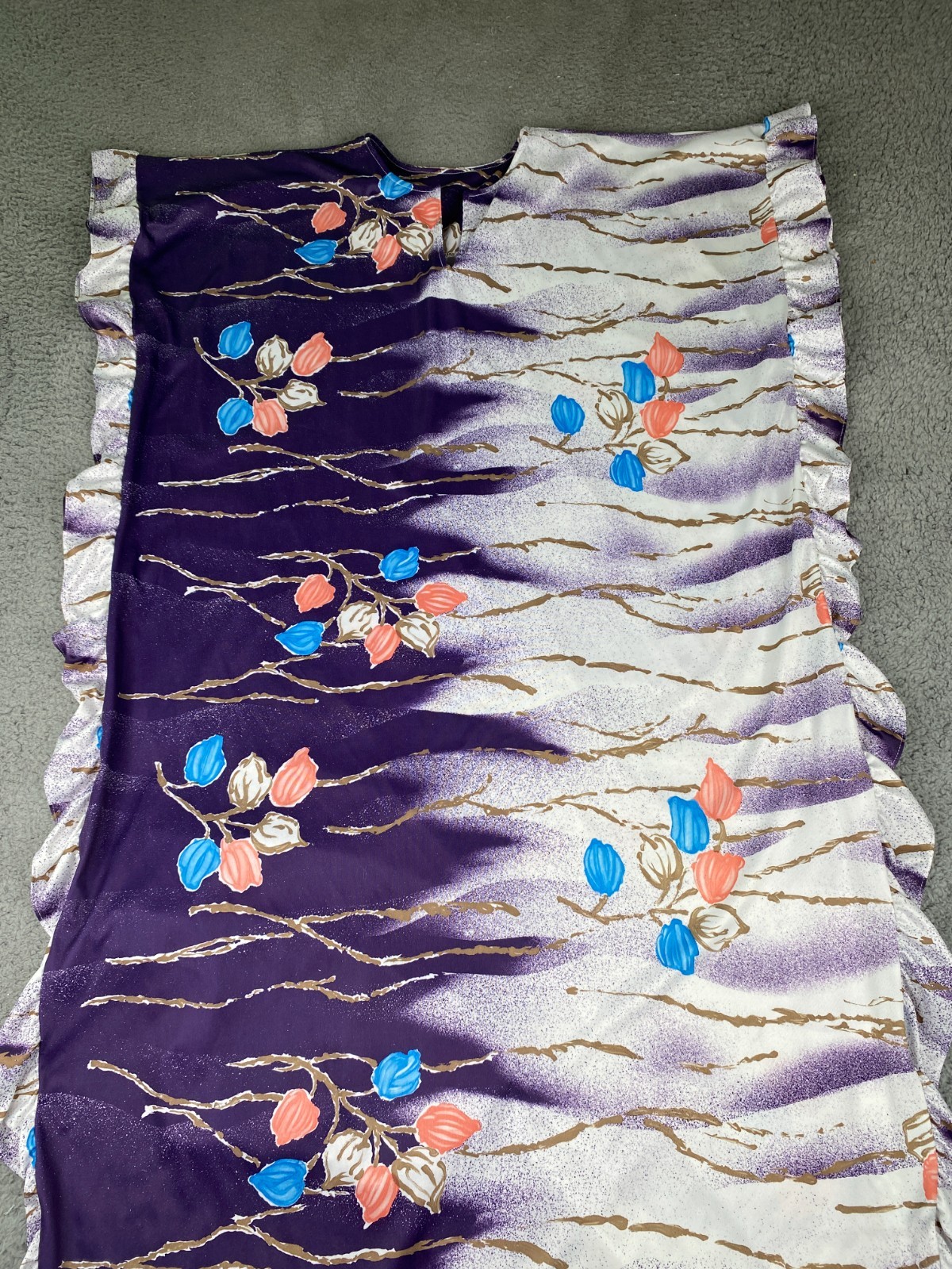Miss Susan Of California Maxi Dress Womens One Size Fits All Floral Sleeveless