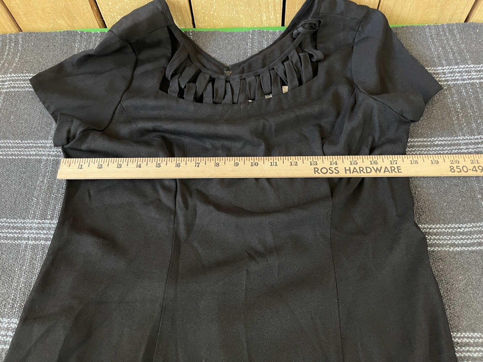 VTG 90s SL Fashions Black Maxi Dress Size 14 Formal Party Made USA