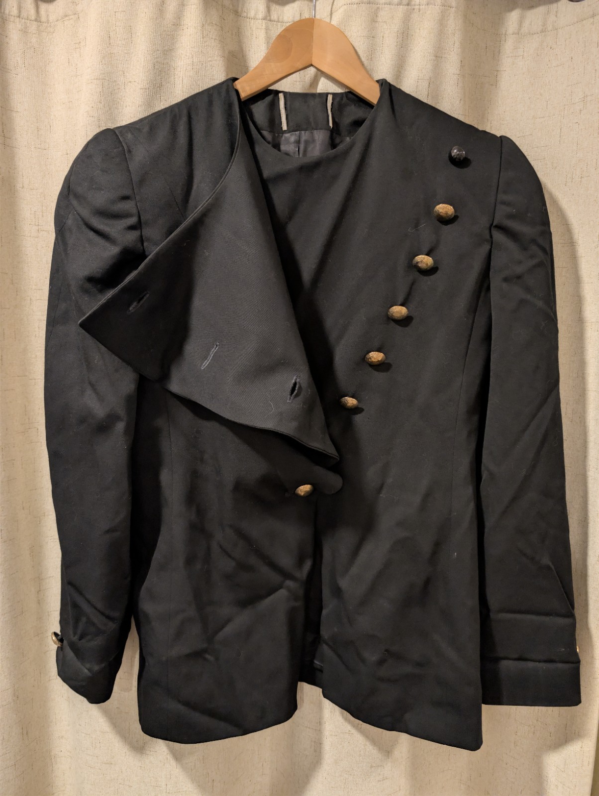 Vintage Carolyne Roehm Asymmetrical Blazer Jacket Women’s Size 12
