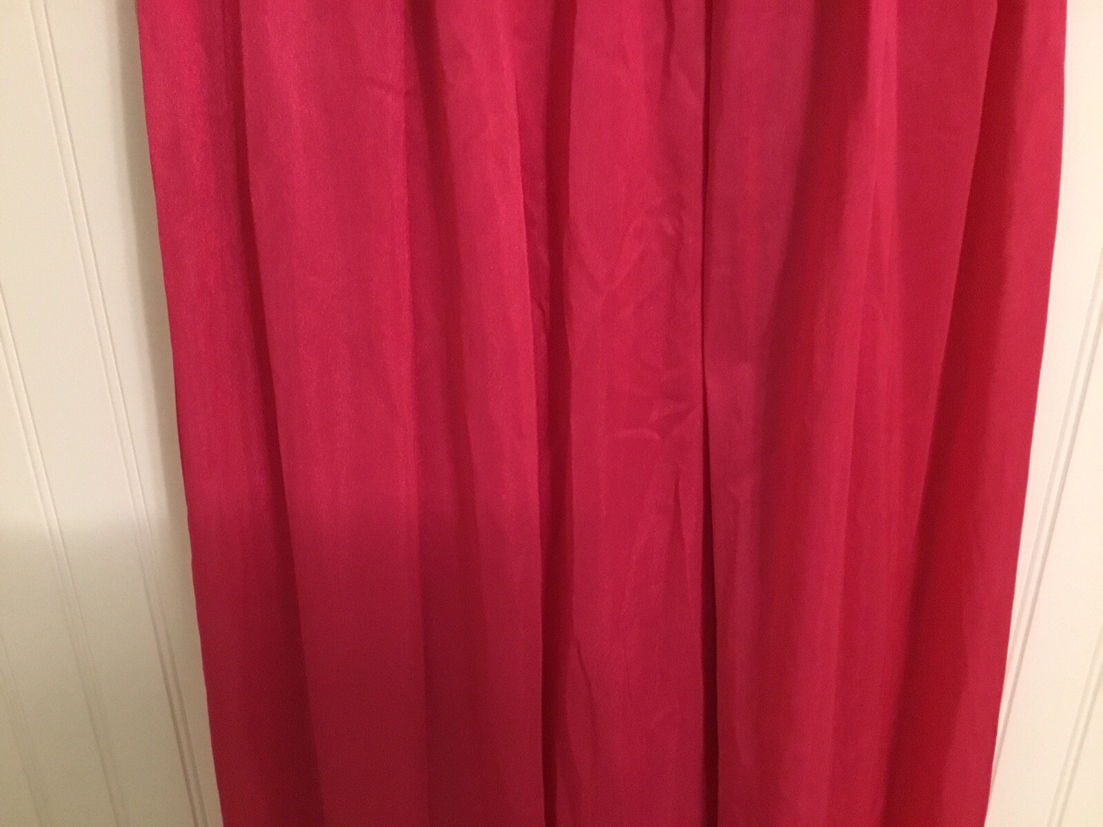 Vintage Paramount New York Peignoir Set Size Large Pink Nylon (flaw In Robe)