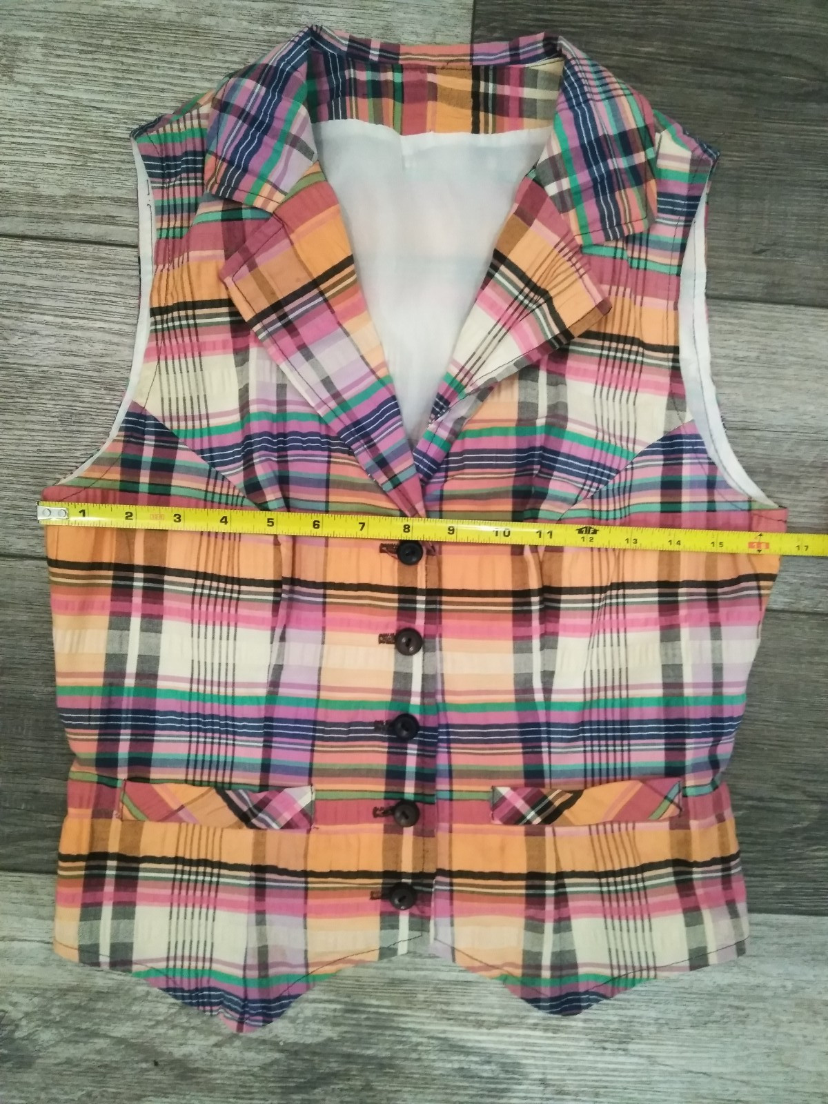International Ladies Garment Workers Union ILGWU Vest SOUTHWEST DESIGN SIZE XS