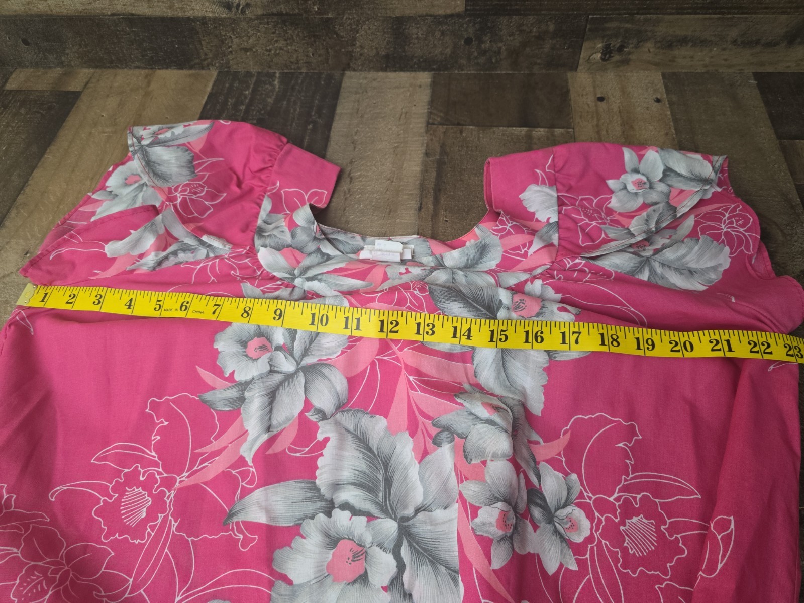 Vtg AIKANE Dress Hawaii Tiki Hawaiian Floral Beach Mumu Maxi Tropical 70s Small